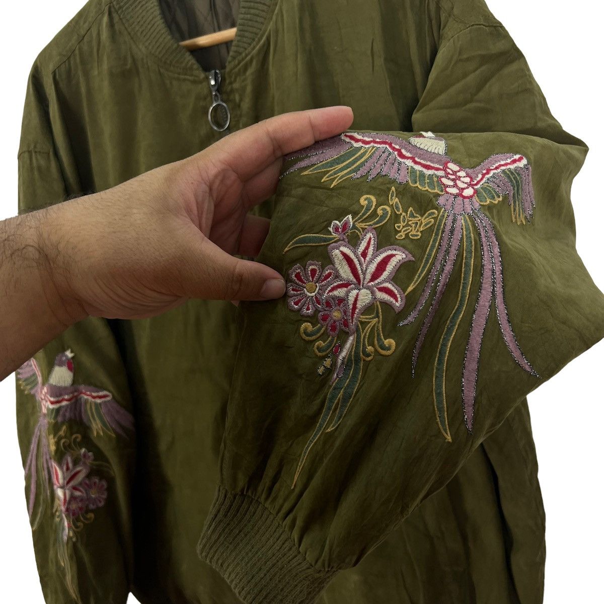 Japanese Brand VINTAGE SUKAJAN JAPAN BOMBER JACKET FULL PRINT Size US M / EU 48-50 / 2 - 6 Thumbnail
