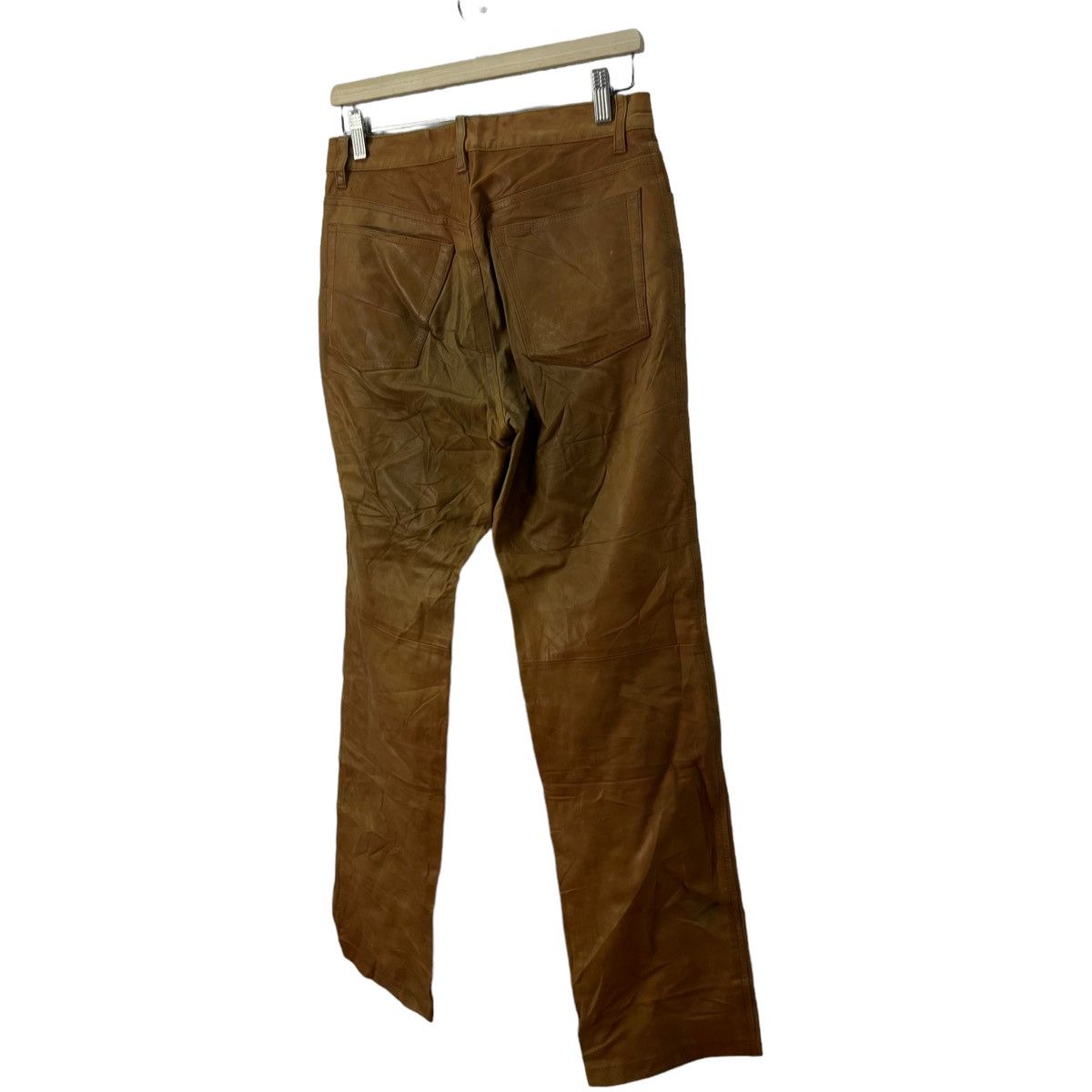 Genuine Leather VINTAGE BOYCOTT JAPAN MADE LEATHER PANTS RACER WEAR Size US 32 / EU 48 - 5 Thumbnail