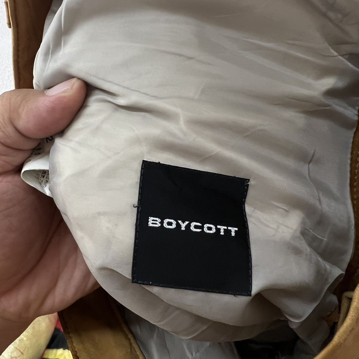 Genuine Leather VINTAGE BOYCOTT JAPAN MADE LEATHER PANTS RACER WEAR Size US 32 / EU 48 - 8 Thumbnail