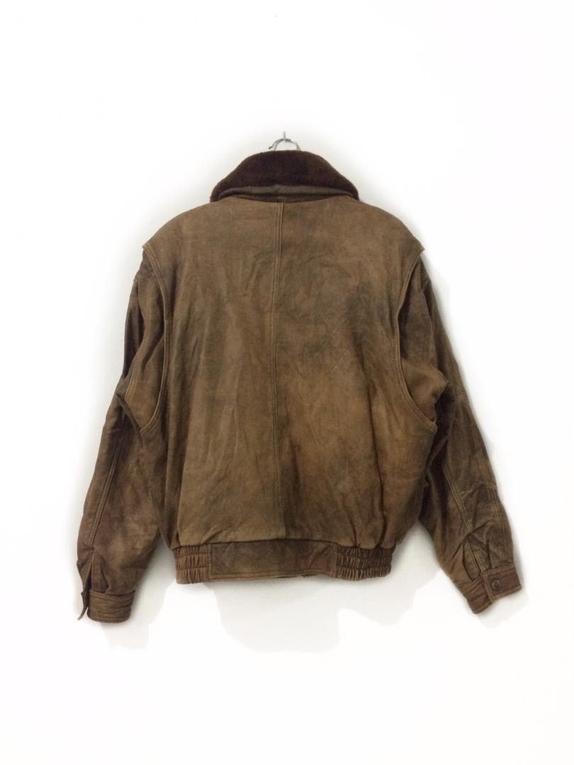 Genuine Leather Vintage leather flight jacket Size US L / EU 52-54 / 3 - 3 Thumbnail