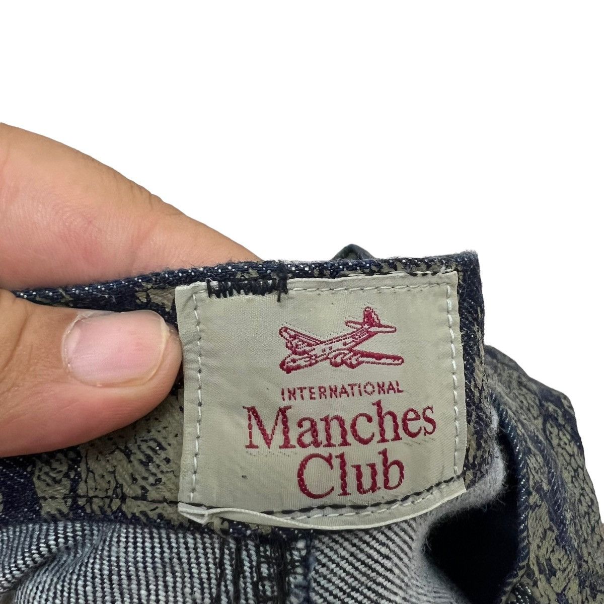 Hysteric Glamour VINTAGE INTERNATIONAL MANCHES CLUB WAX PANTS DENIM CAMO Size US 38 / EU 54 - 8 Thumbnail