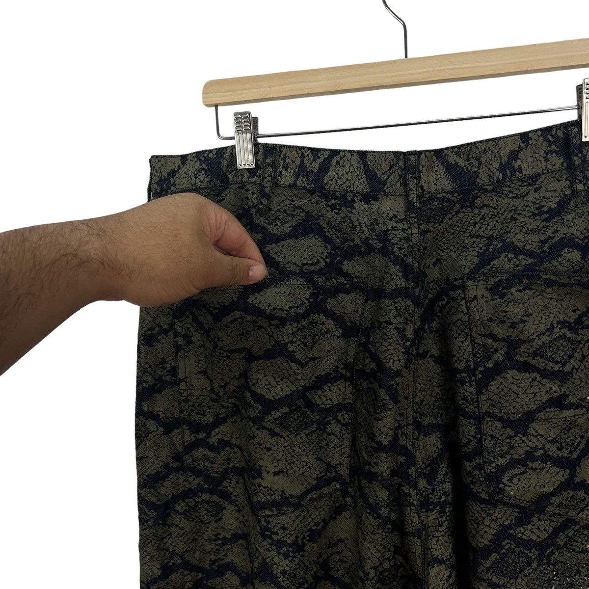 Hysteric Glamour VINTAGE INTERNATIONAL MANCHES CLUB WAX PANTS DENIM CAMO Size US 38 / EU 54 - 6 Thumbnail