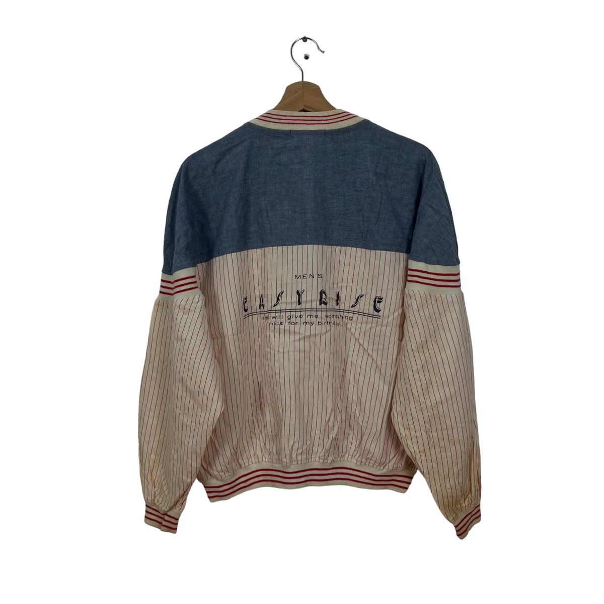 Hysteric Glamour VINTAGE CARDIGAN CUBIC MEASURE STRIPED BIG LOGO Size US L / EU 52-54 / 3 - 1 Thumbnail