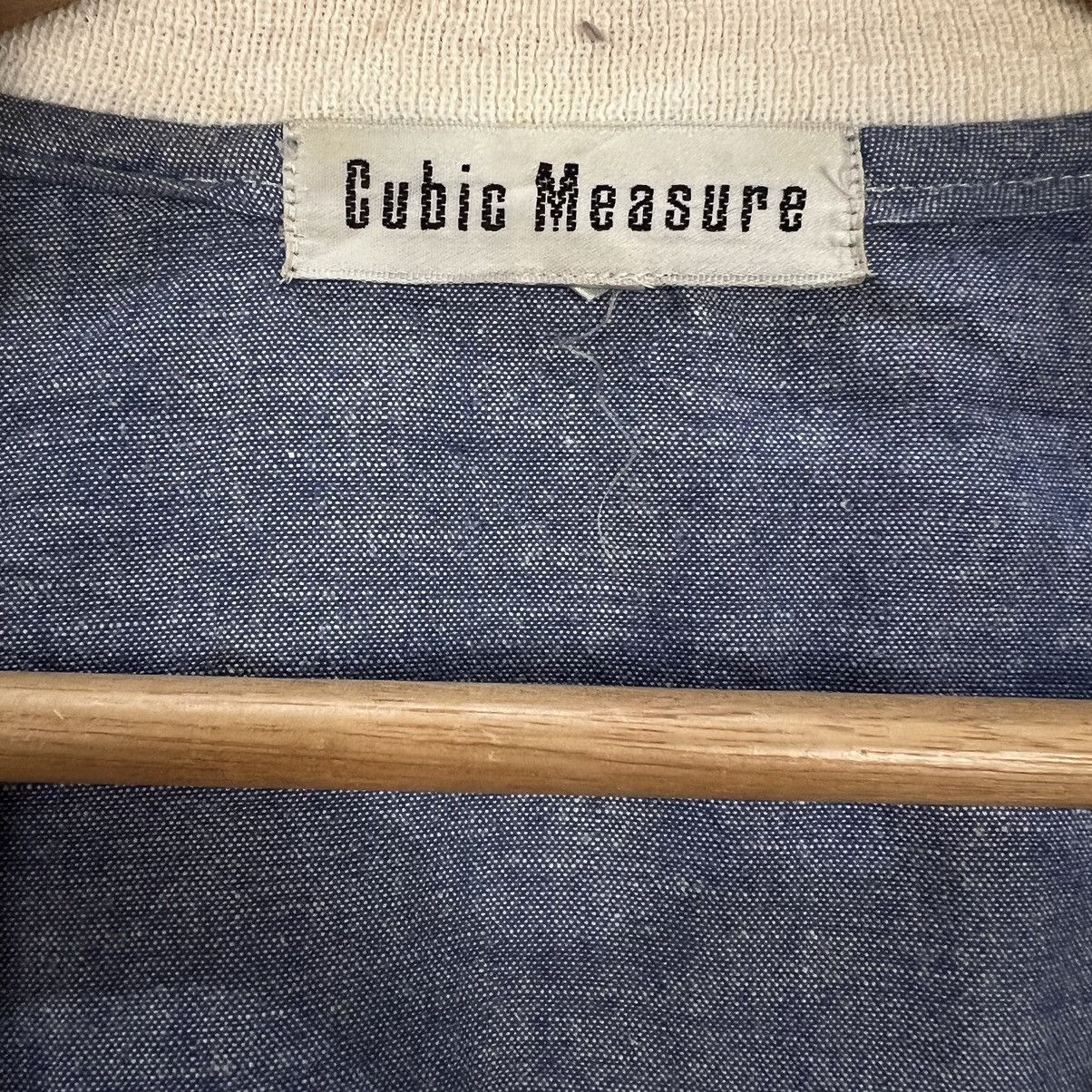 Hysteric Glamour VINTAGE CARDIGAN CUBIC MEASURE STRIPED BIG LOGO Size US L / EU 52-54 / 3 - 6 Thumbnail