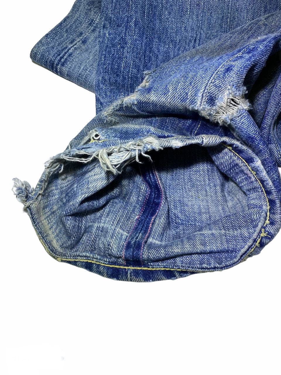 Japanese Brand Rare subciety jeans selvedge distressed shashiko denim Size US 36 / EU 52 - 11 Thumbnail