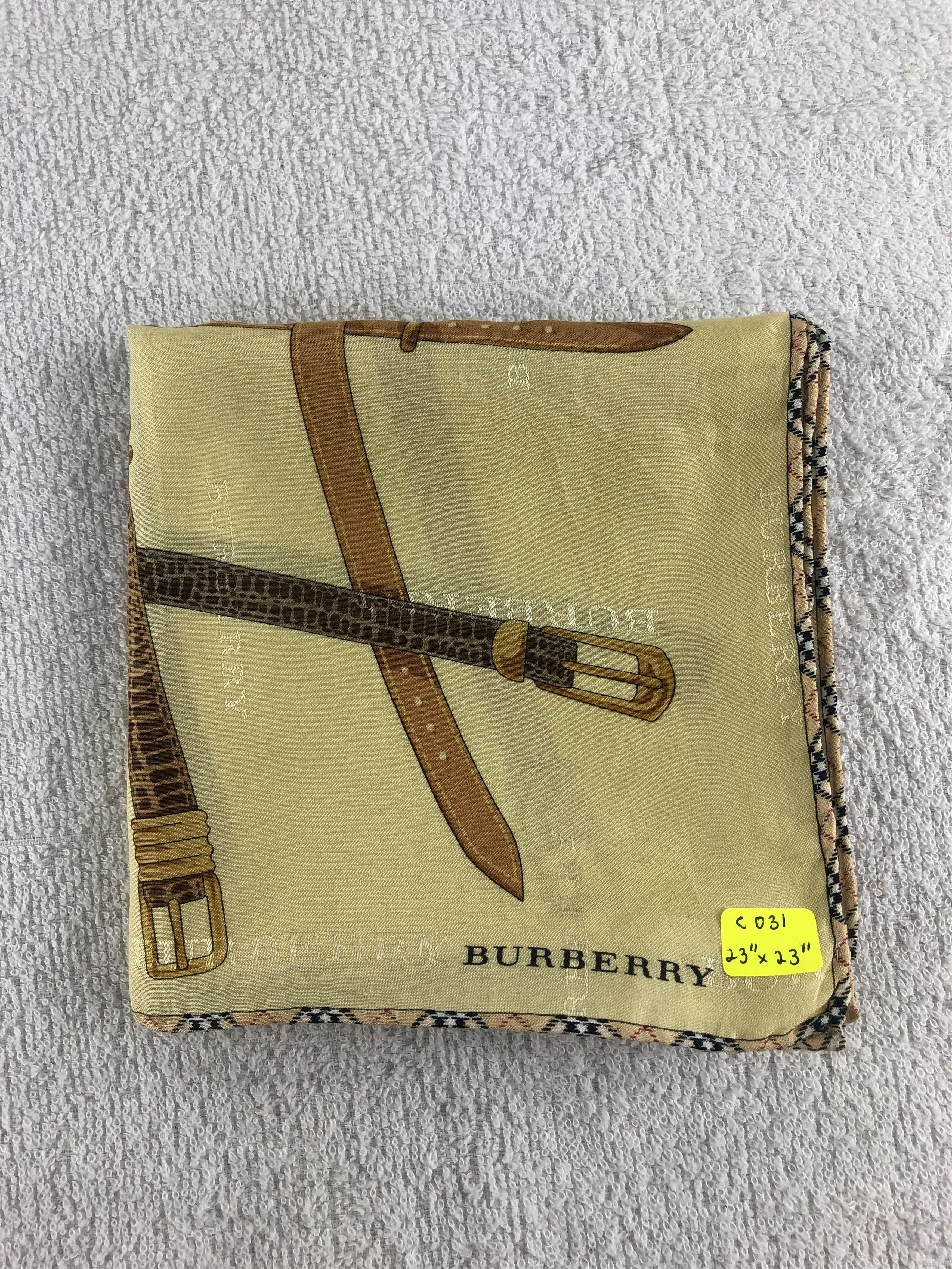 Burberry Burberry Handkerchief / Bandana / Neckerchief C031 Size ONE SIZE - 7 Thumbnail