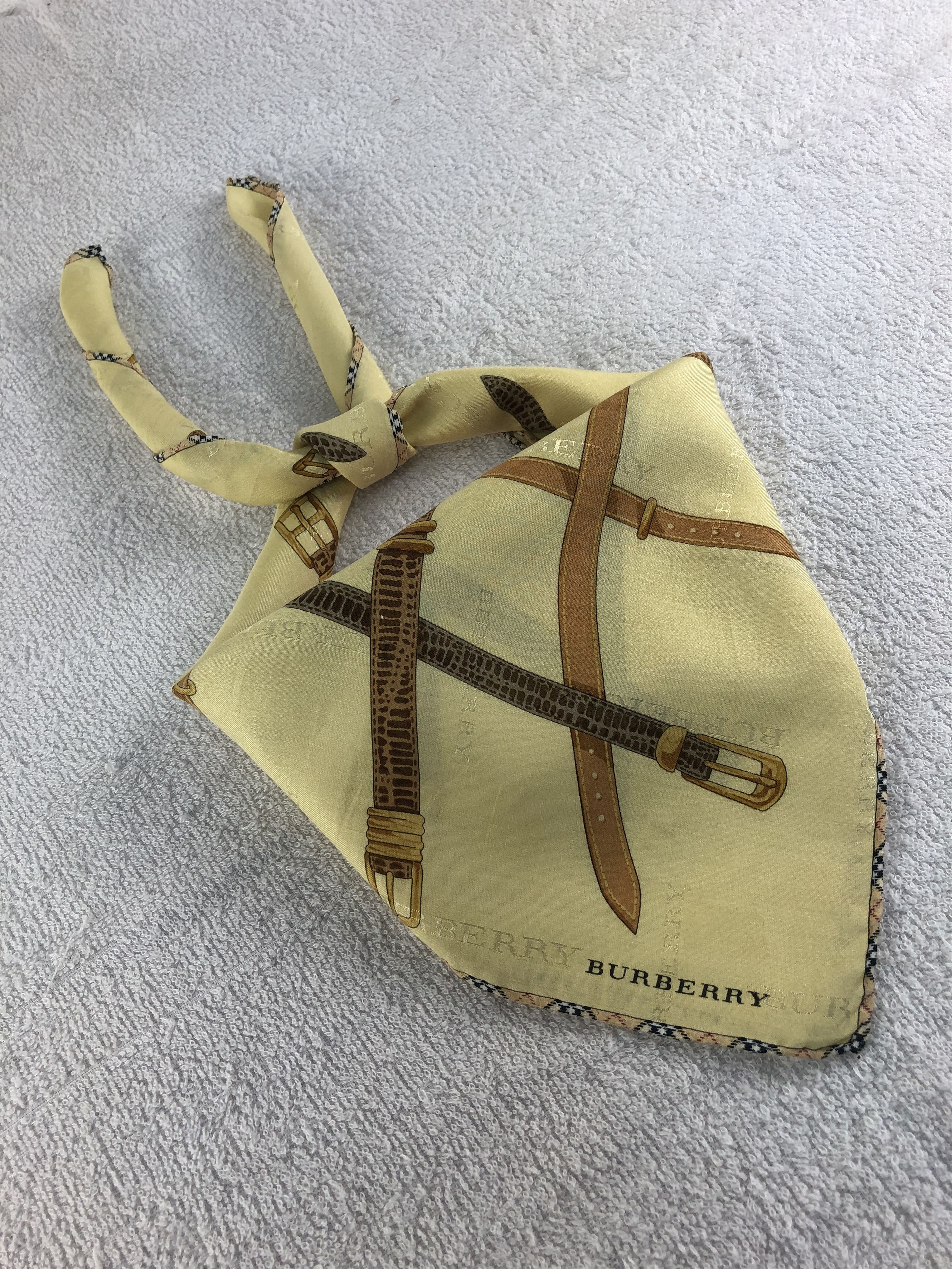 Burberry Burberry Handkerchief / Bandana / Neckerchief C031 Size ONE SIZE - 2 Thumbnail