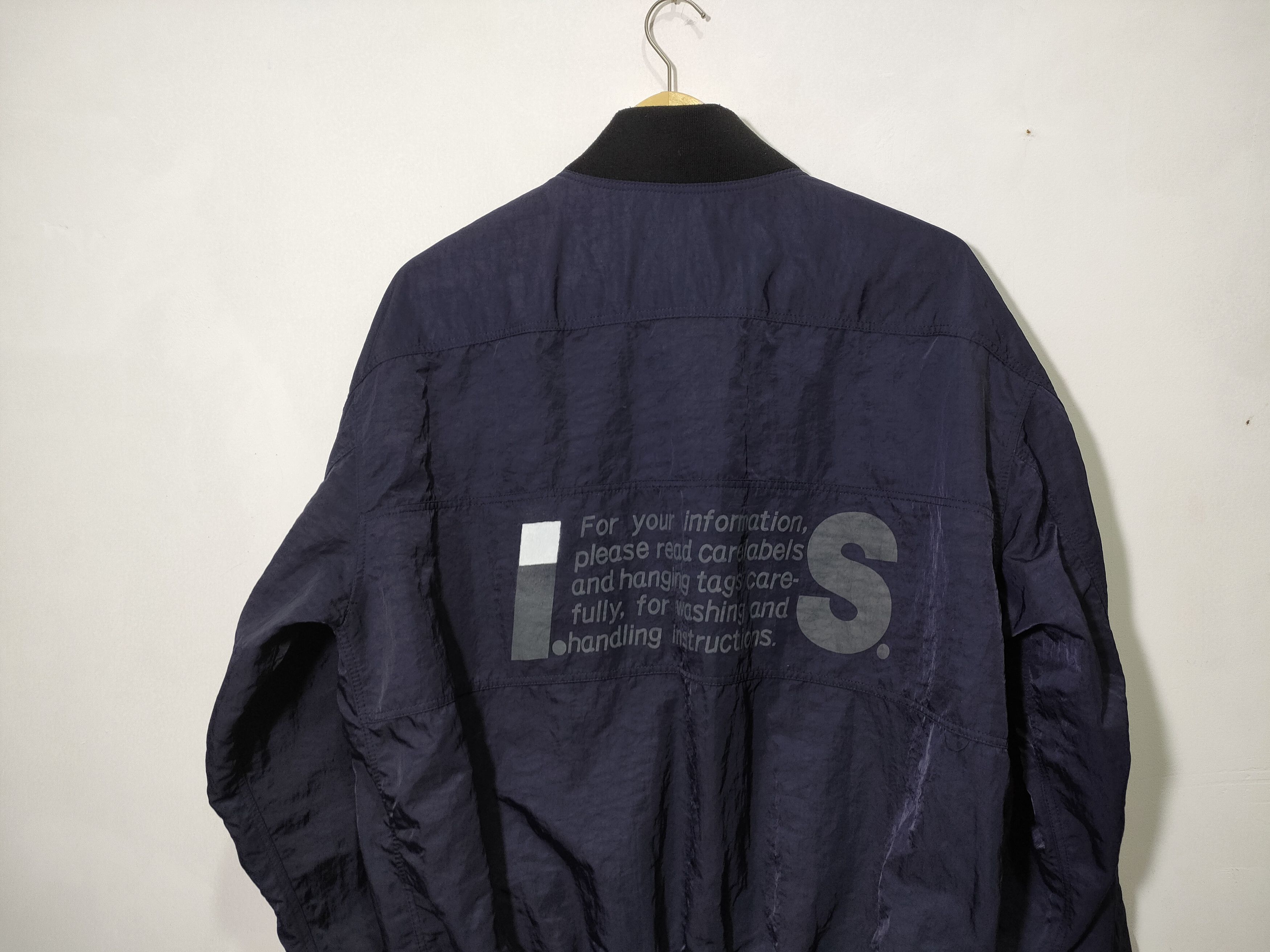 Issey Miyake 80'S Issey Miyake Carelabels Bomber Jacket Size US M / EU 48-50 / 2 - 2 Thumbnail