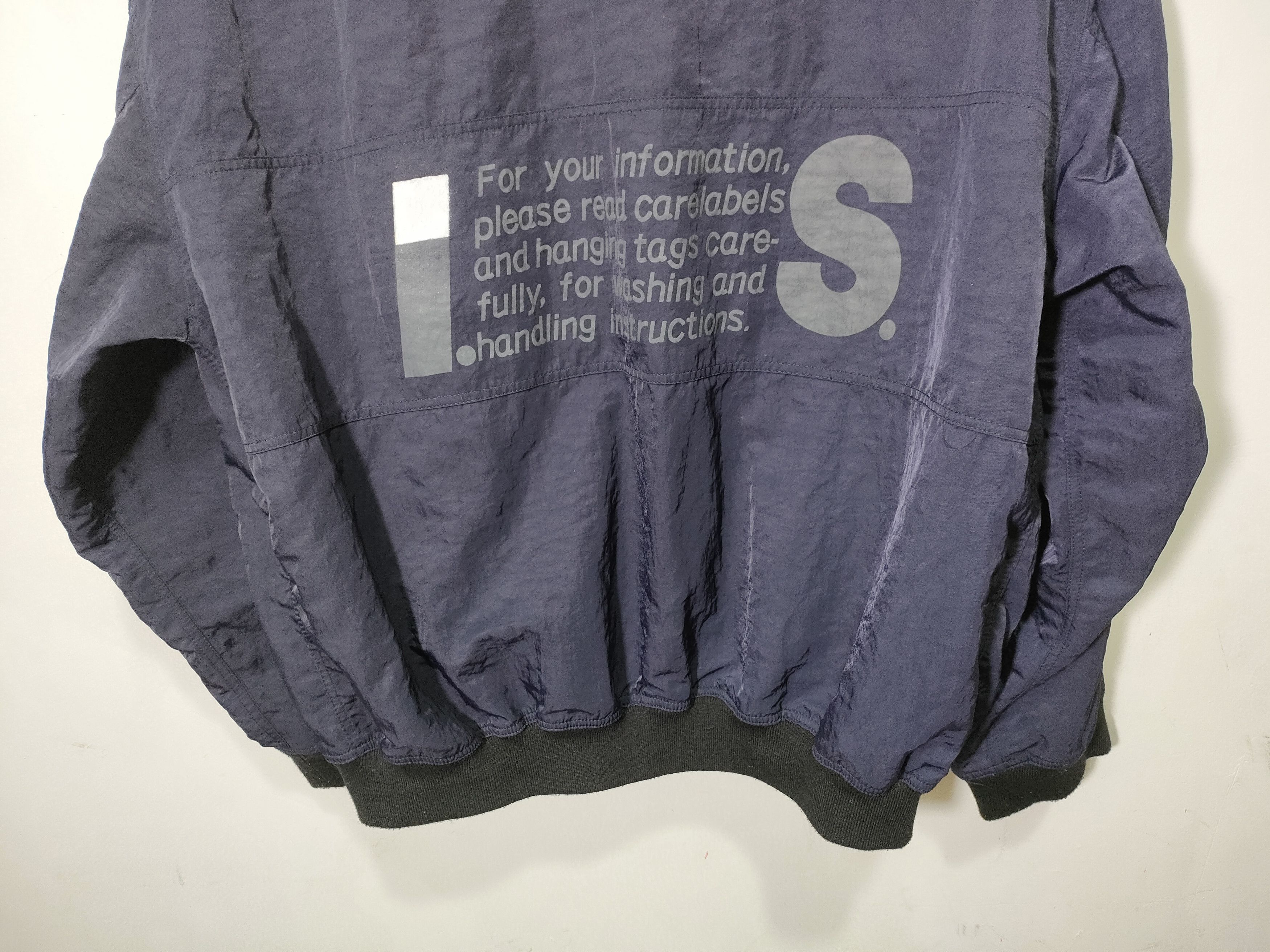 Issey Miyake 80'S Issey Miyake Carelabels Bomber Jacket Size US M / EU 48-50 / 2 - 6 Thumbnail