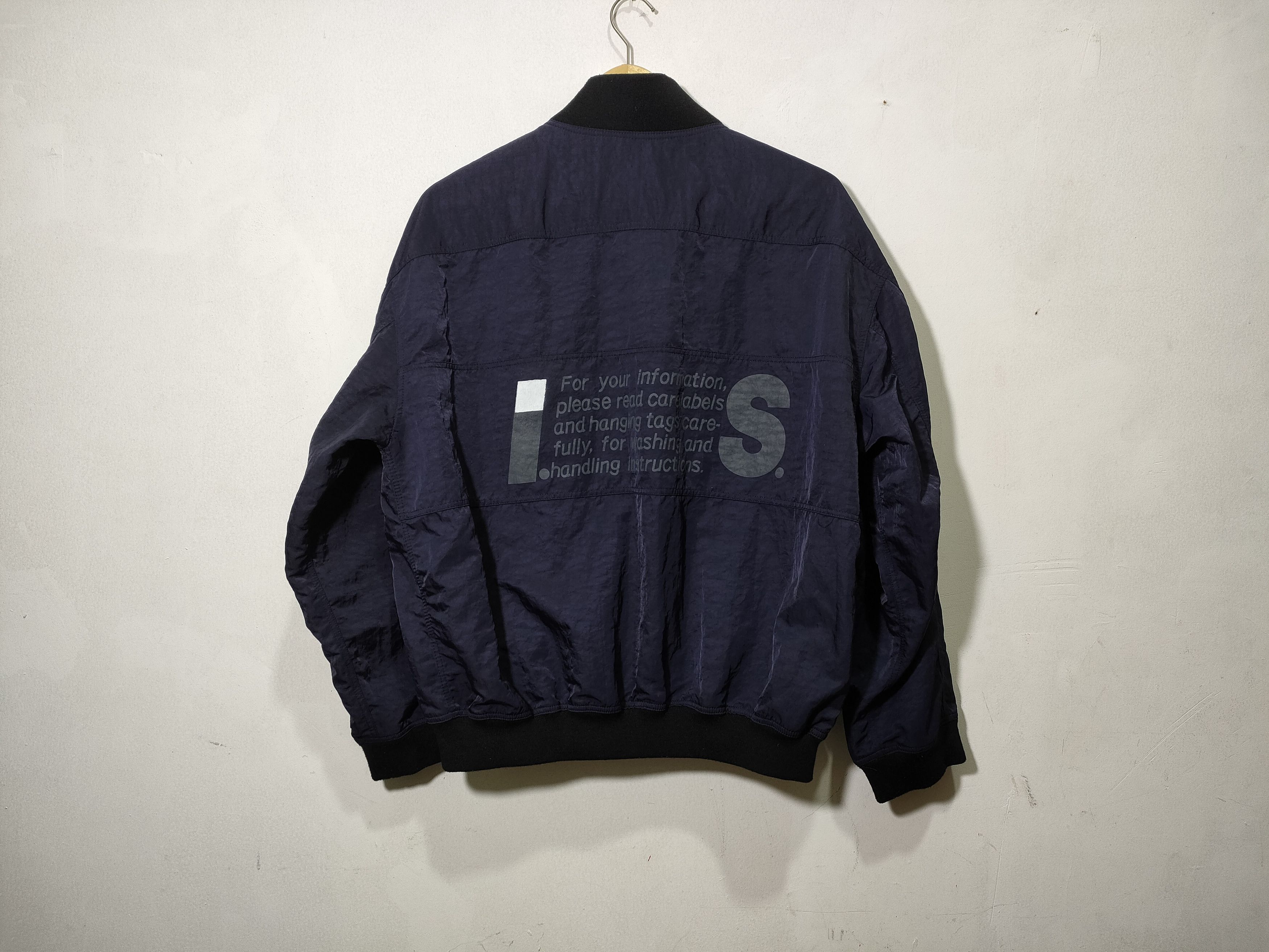 Issey Miyake 80'S Issey Miyake Carelabels Bomber Jacket Size US M / EU 48-50 / 2 - 1 Thumbnail