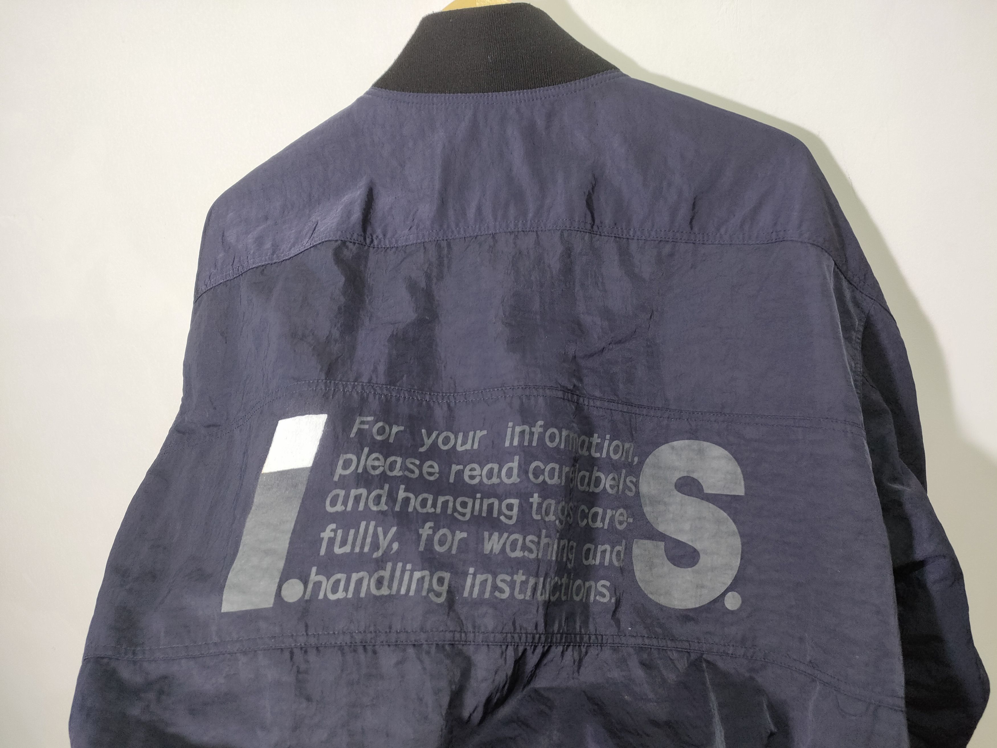 Issey Miyake 80'S Issey Miyake Carelabels Bomber Jacket Size US M / EU 48-50 / 2 - 7 Thumbnail