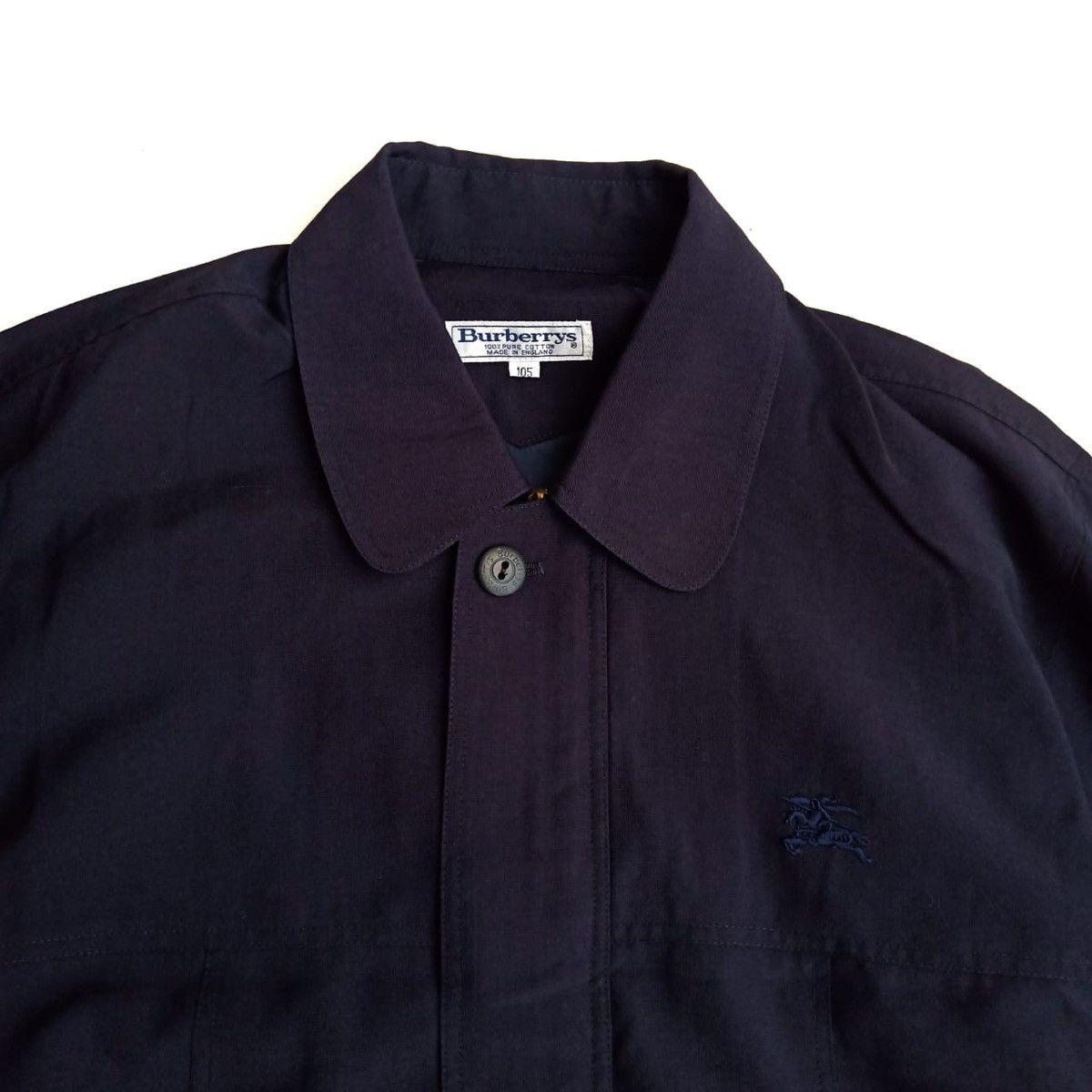 Burberry Vintage Burberry Spell Out Logo Embroidery Jacket Size US L / EU 52-54 / 3 - 3 Thumbnail