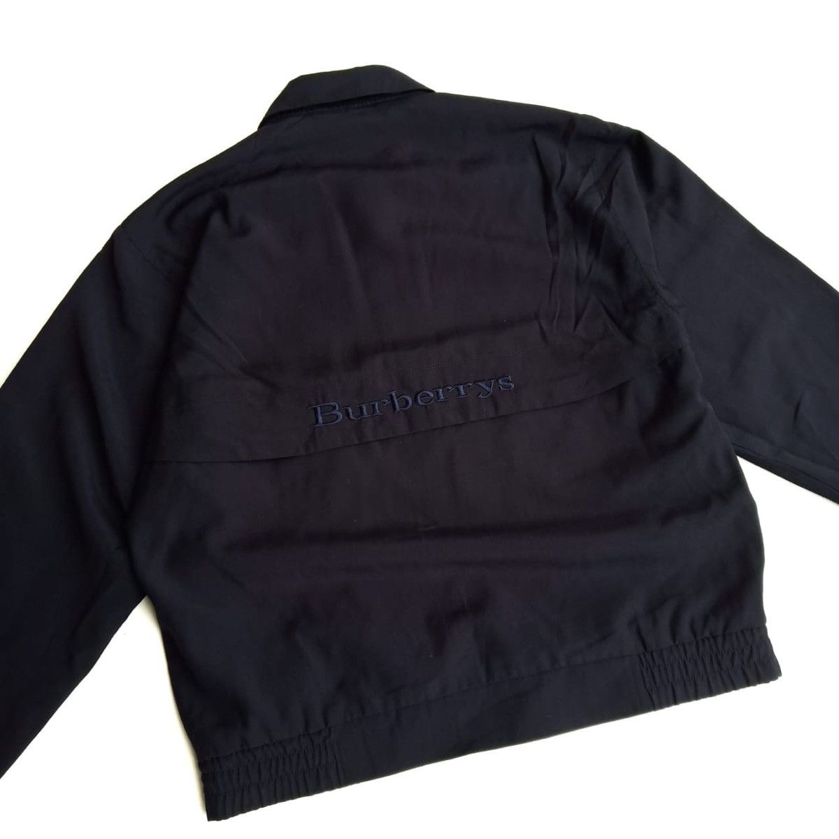 Burberry Vintage Burberry Spell Out Logo Embroidery Jacket Size US L / EU 52-54 / 3 - 2 Thumbnail