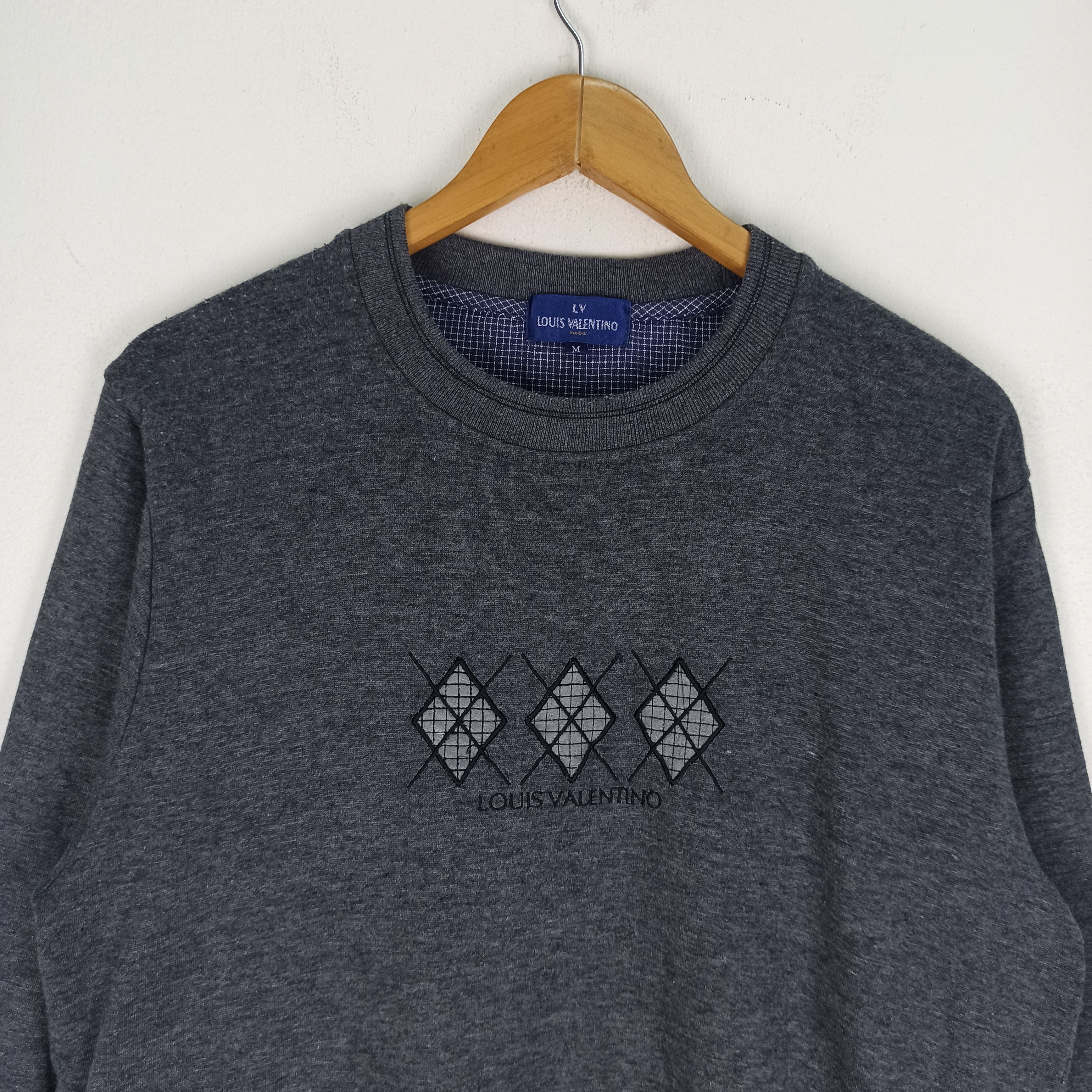 Japanese Brand Vintage 🔥 Louis Valentino Homme Sweatshirt Crewneck Size US M / EU 48-50 / 2 - 2 Thumbnail