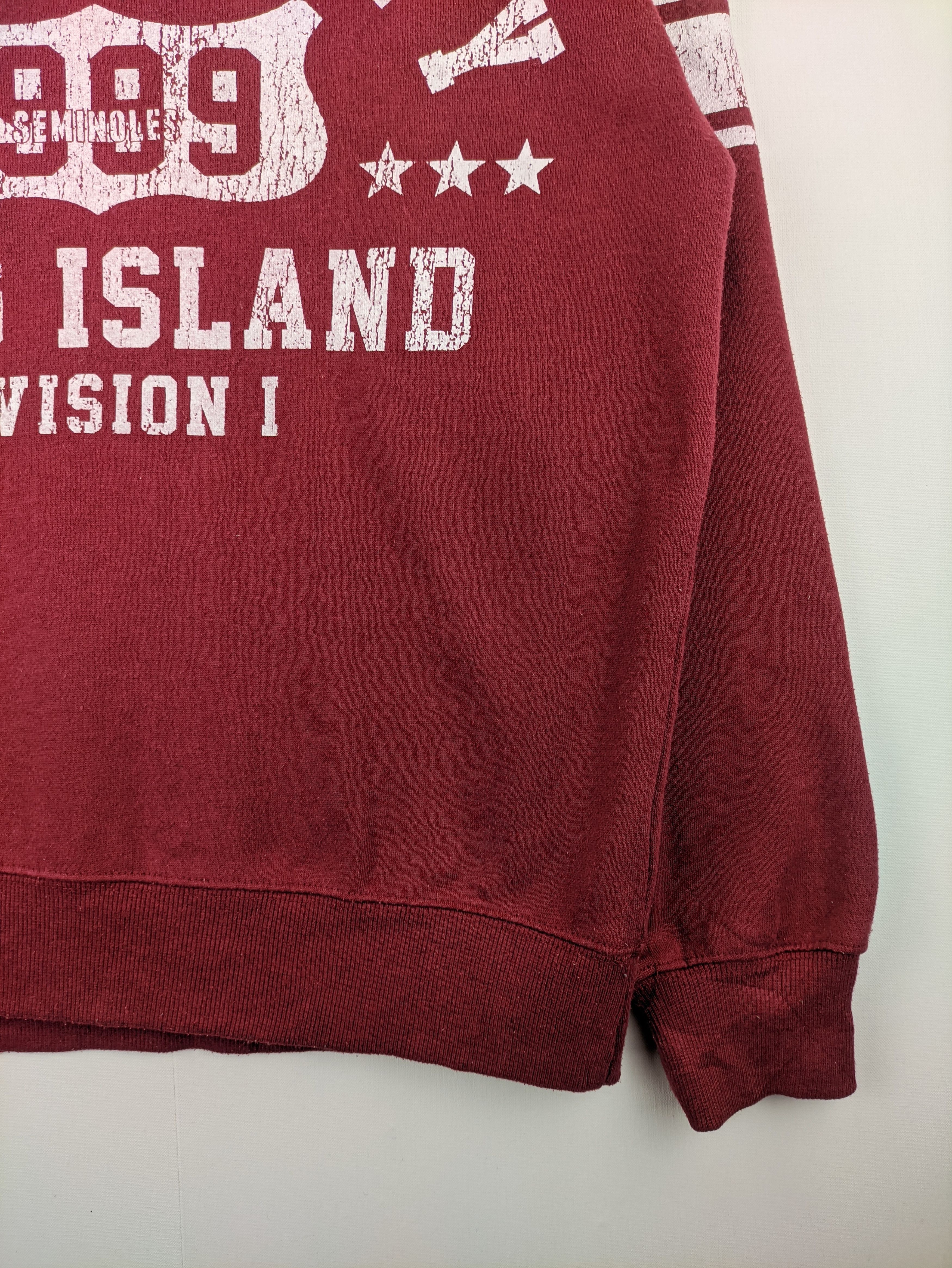 Japanese Brand Steals🔥Sweatshirt University Long Island Division 1 Size US M / EU 48-50 / 2 - 5 Thumbnail