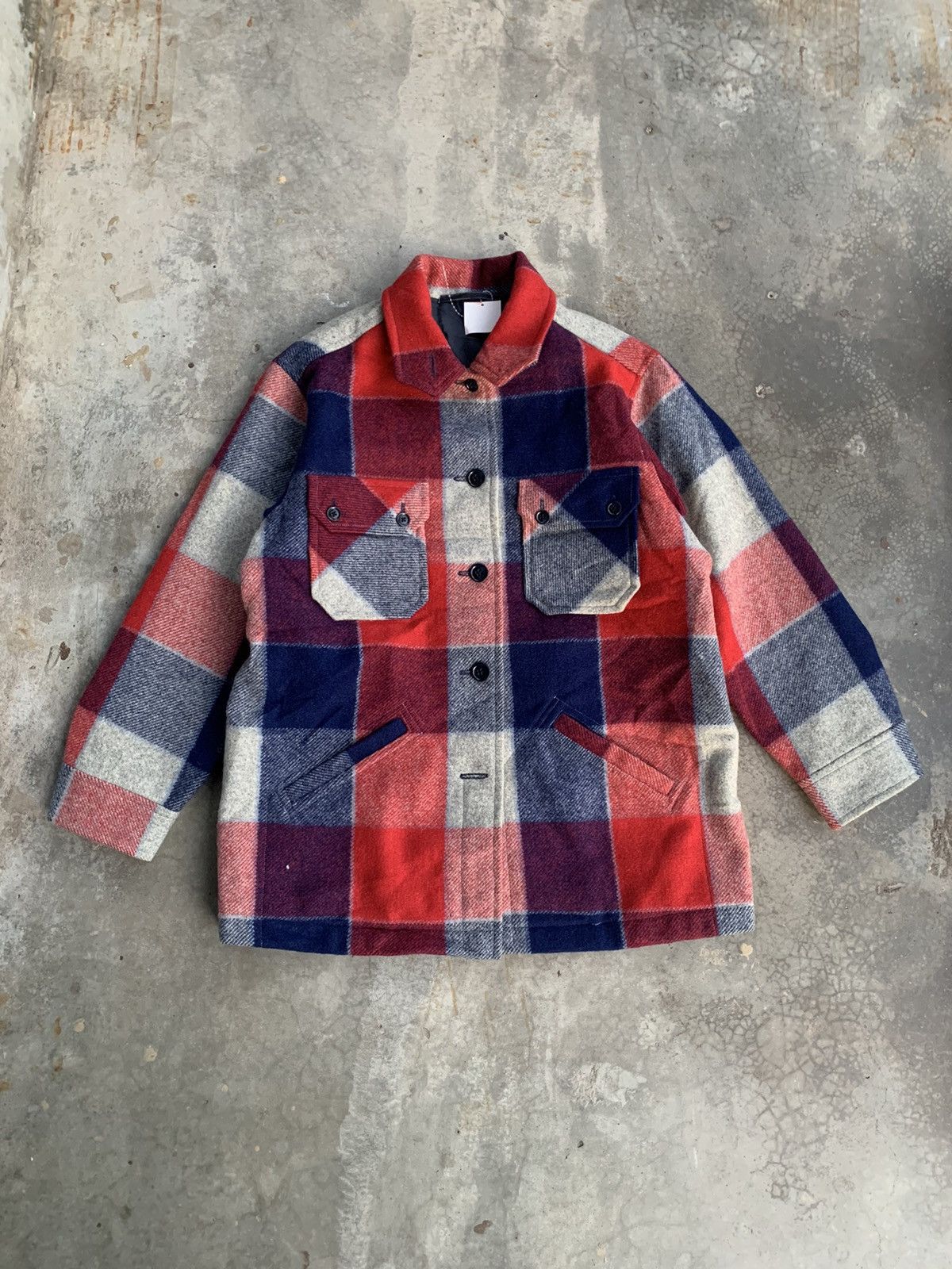 Flannel Vintage JapaneseBrand FukuzoMotomachi Wool Flannel Jacket Size US M / EU 48-50 / 2 - 1 Thumbnail