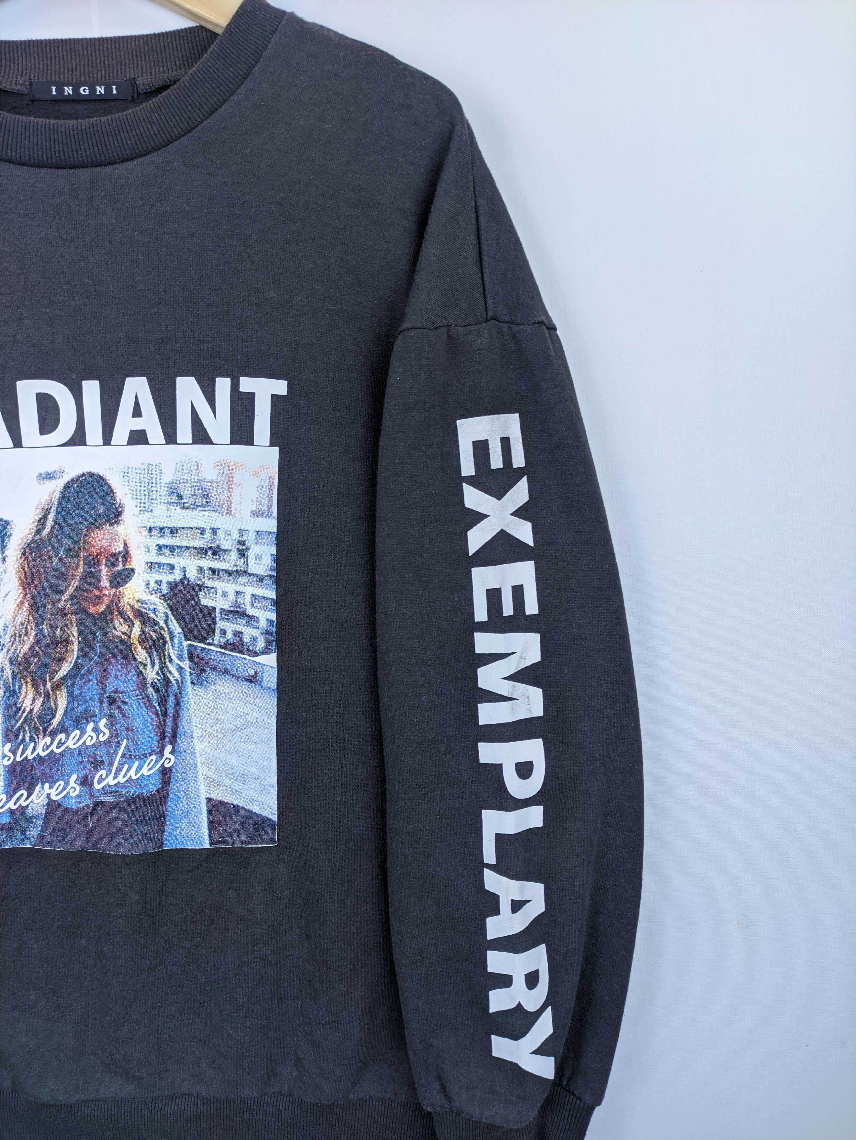Japanese Brand Steals🔥Sweatshirt Pullover Sidetape Radiant by Ingni Size M / US 6-8 / IT 42-44 - 5 Thumbnail