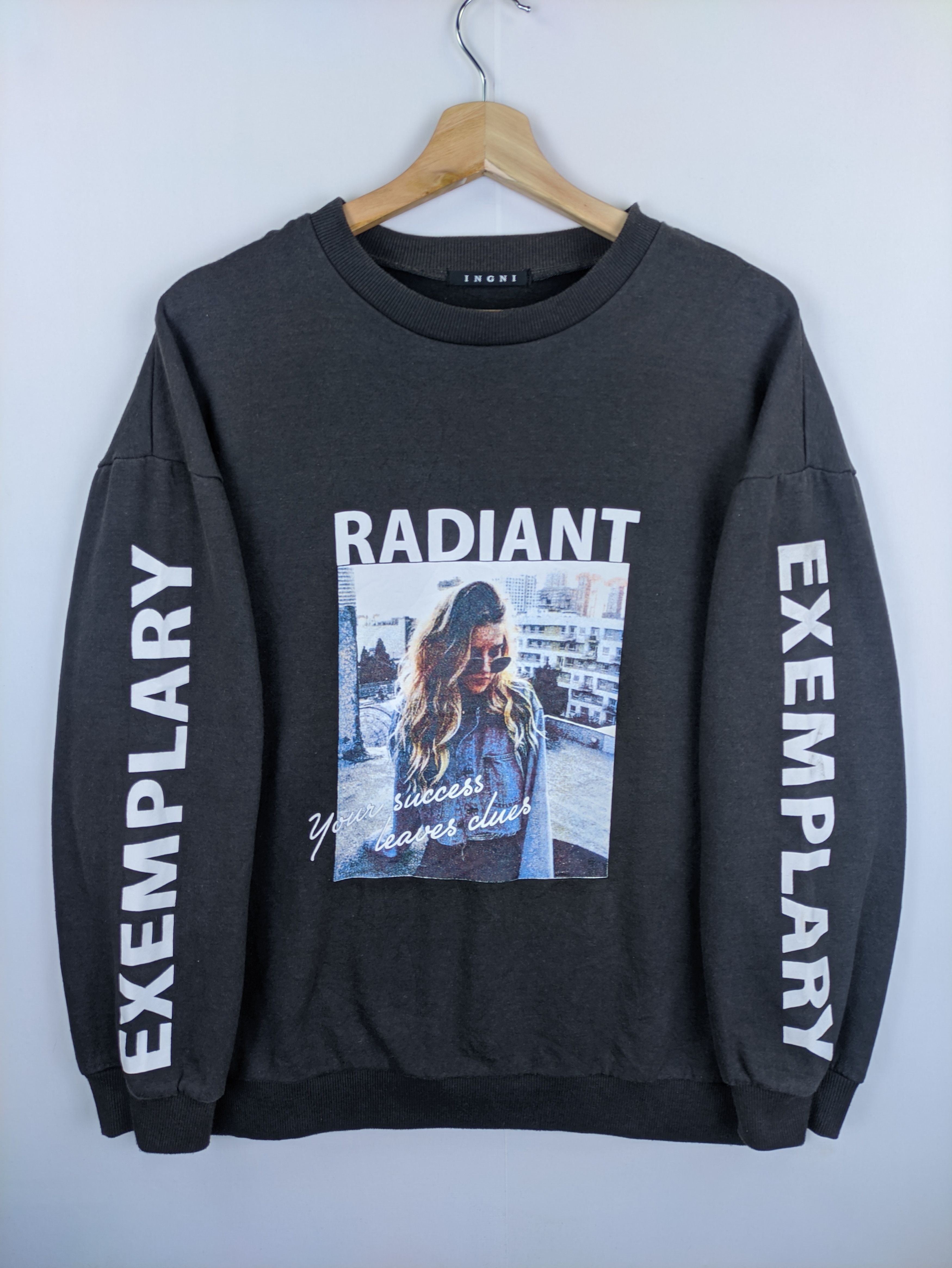 Japanese Brand Steals🔥Sweatshirt Pullover Sidetape Radiant by Ingni Size M / US 6-8 / IT 42-44 - 1 Thumbnail