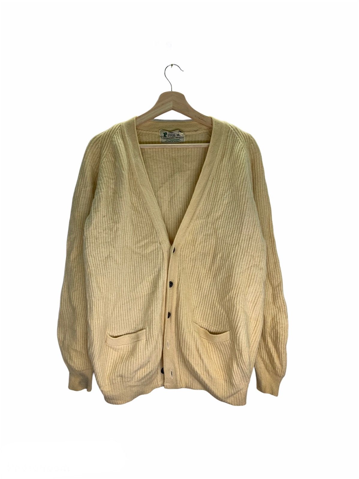Vintage Vintage 70s Made in Japan Ritch45 Wool Cardigan jacket Size US M / EU 48-50 / 2 - 1 Thumbnail