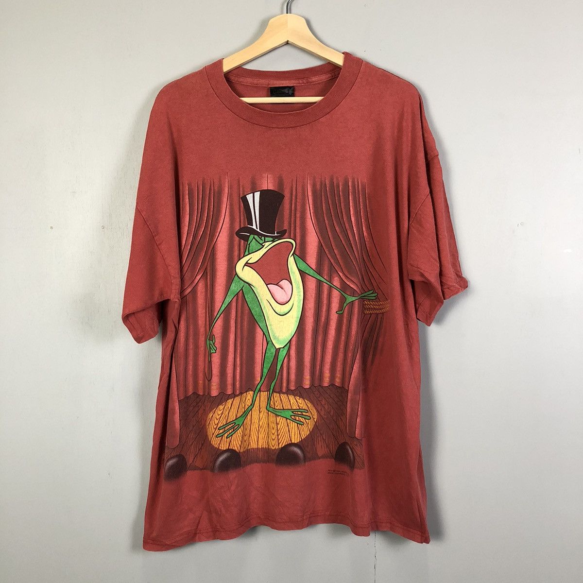 Disney Vintage 90s Michigan J.frog frog Merre Melodies Tshirt Size US XL / EU 56 / 4 - 1 Thumbnail