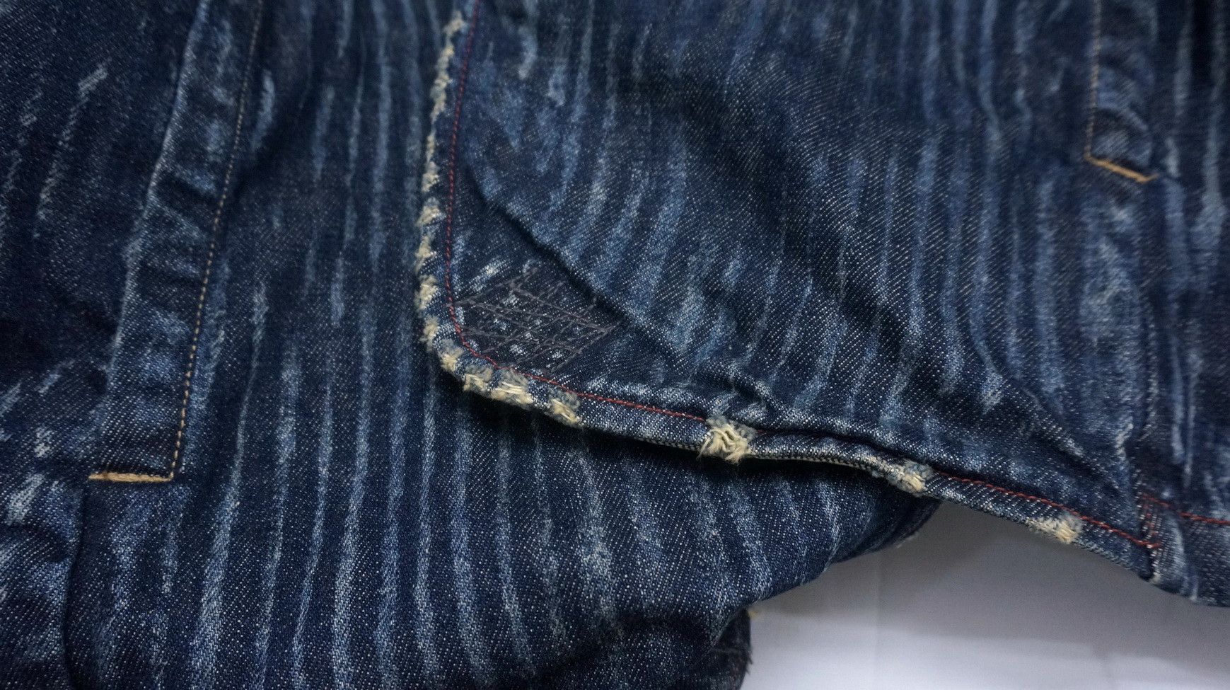Japanese Brand Dope! Japan POWER TO THE PEOPLE Riot Striped Indigo Jacket Size US M / EU 48-50 / 2 - 11 Thumbnail