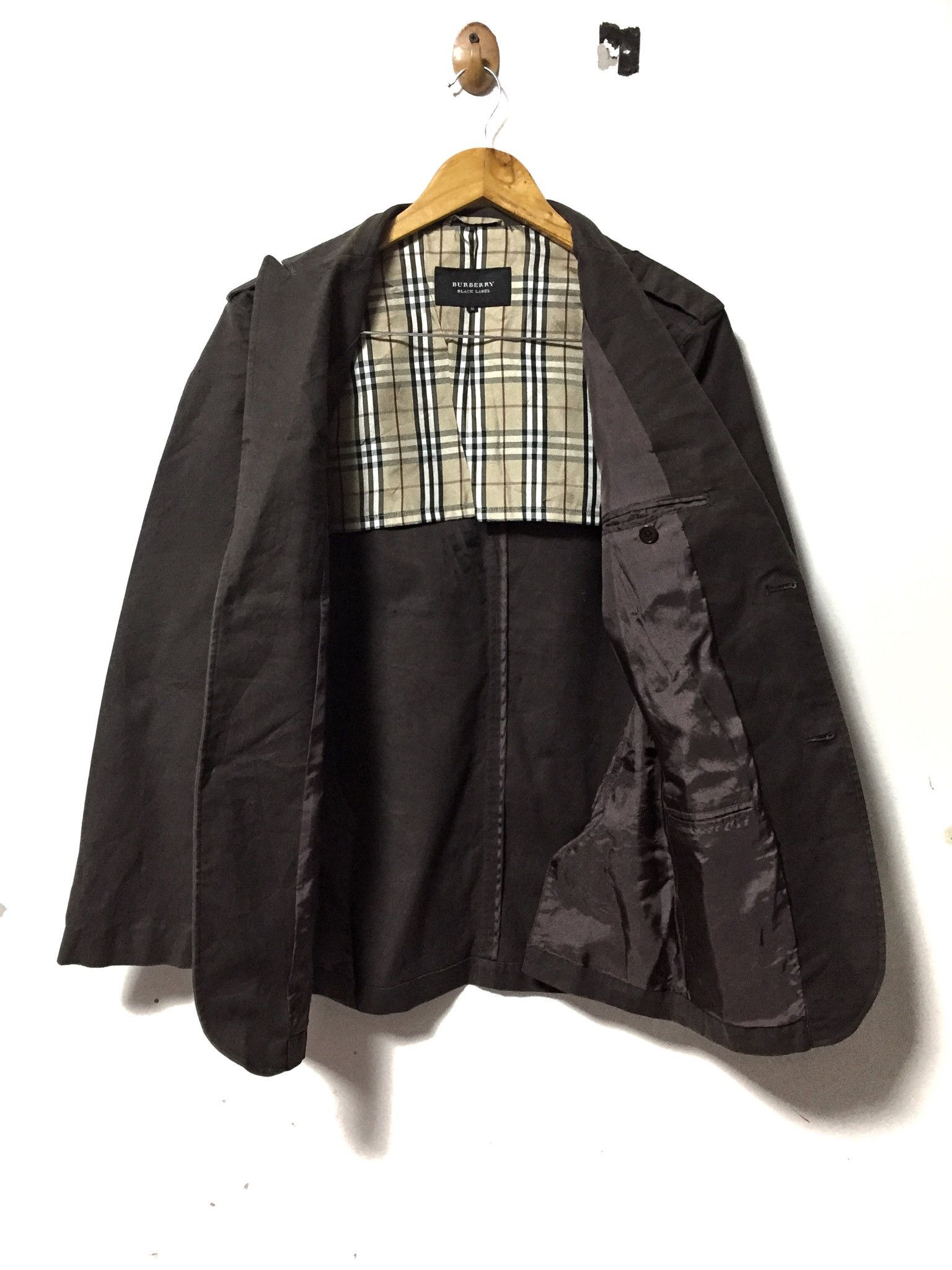 Burberry × Vintage Burberry Black Label Jacket military designer Size US M / EU 48-50 / 2 - 2 Thumbnail