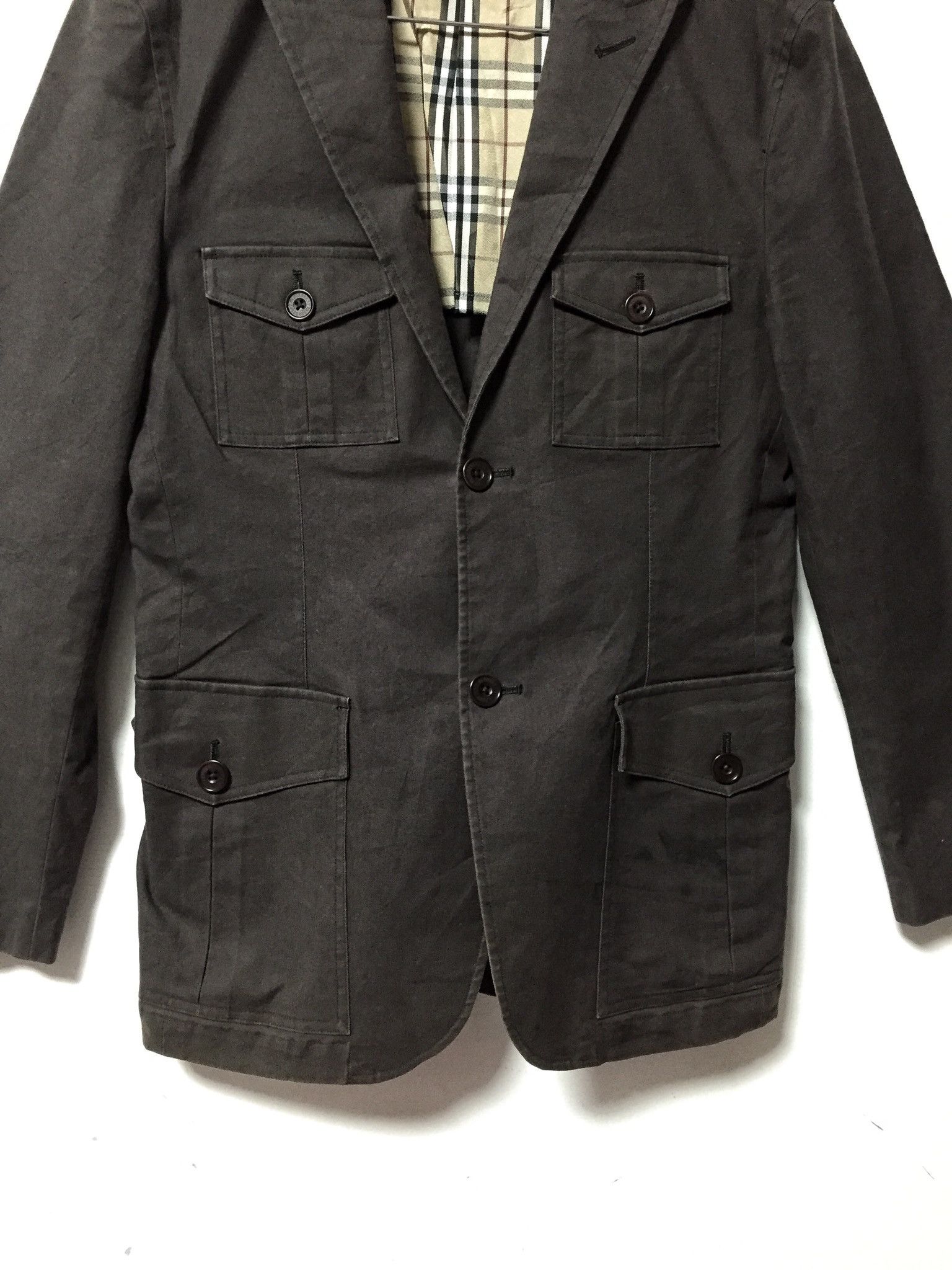 Burberry × Vintage Burberry Black Label Jacket military designer Size US M / EU 48-50 / 2 - 3 Thumbnail