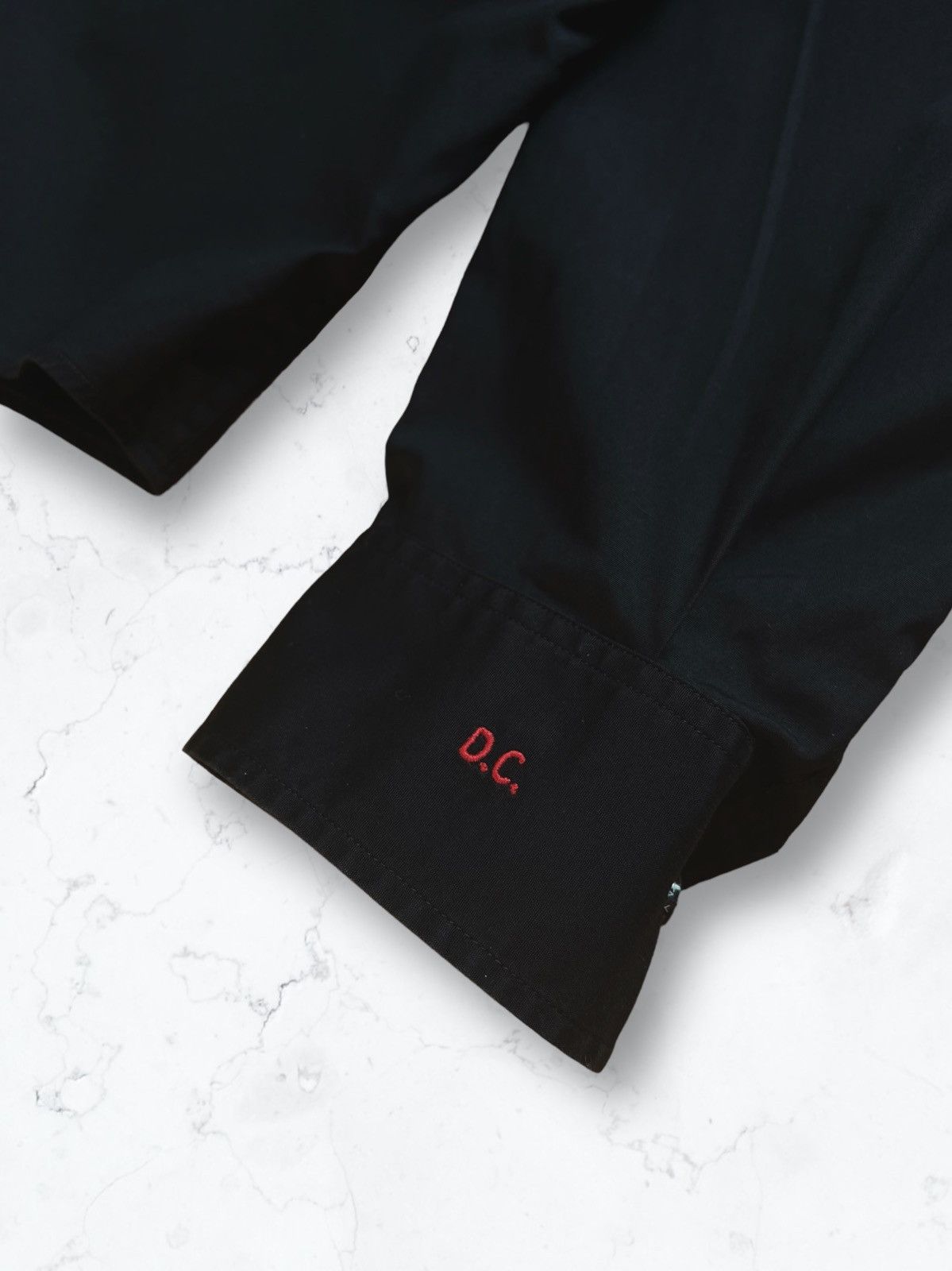 Dsquared2 Dsquared2 Slim Fit Embroidered Logo Black Long Sleeve Shirt Size US M / EU 48-50 / 2 - 3 Thumbnail