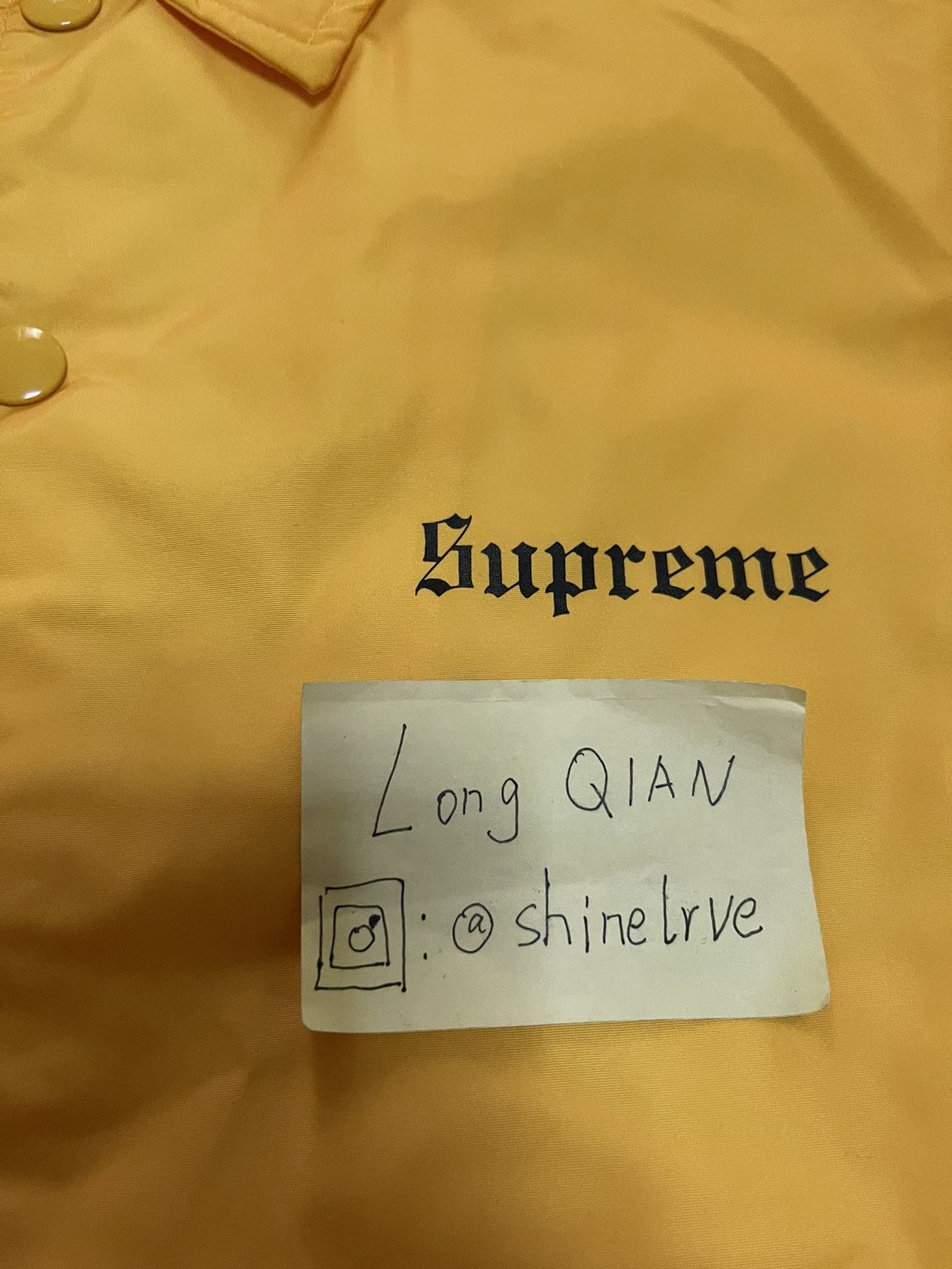 Supreme Supreme nan goldin misty and Jimmy paulette coaches Jacket Size US XL / EU 56 / 4 - 3 Thumbnail