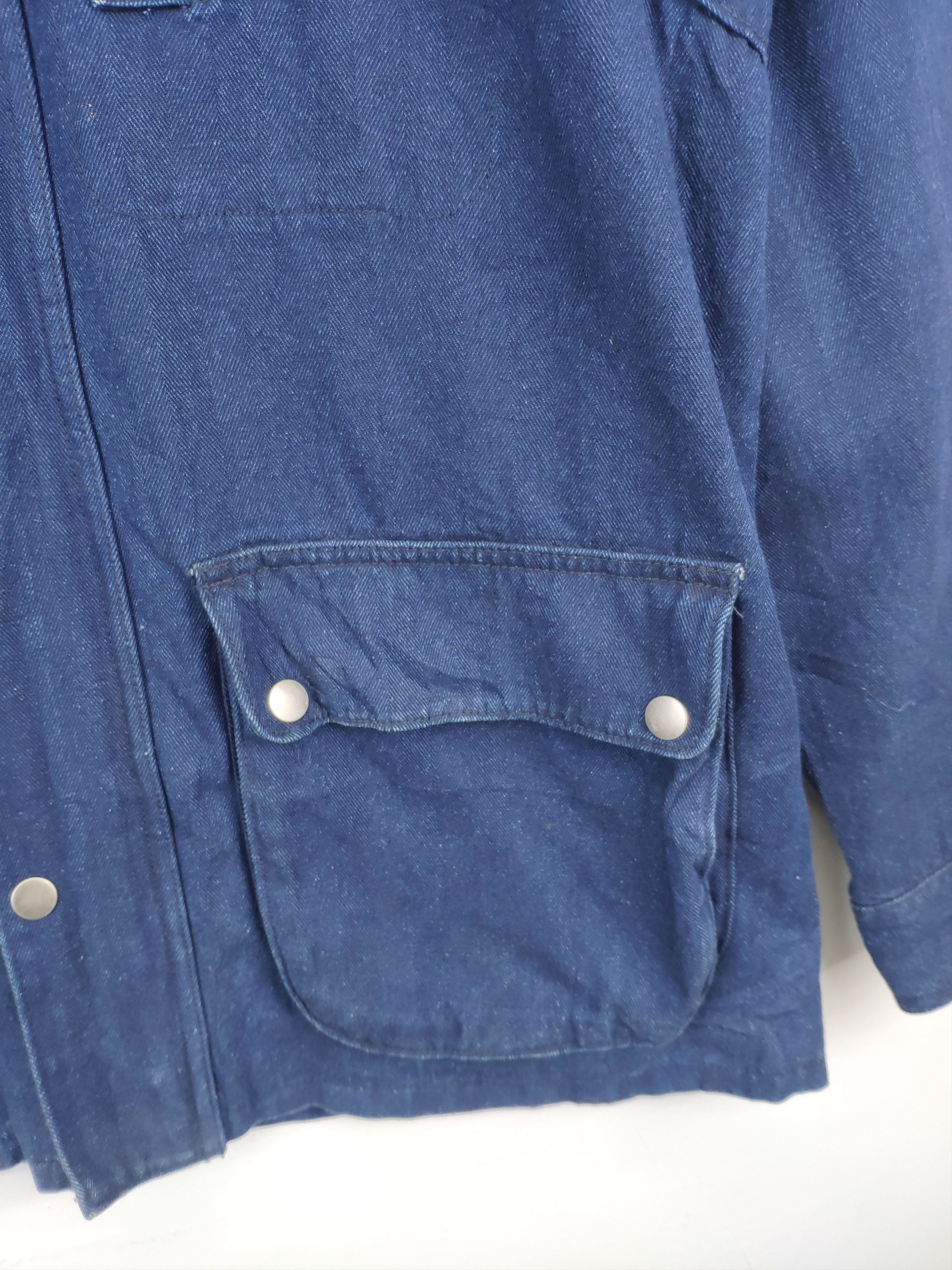 GU × Japanese Brand GU Denim Jacket Corduroy Collar Faded Colour Size US M / EU 48-50 / 2 - 12 Thumbnail