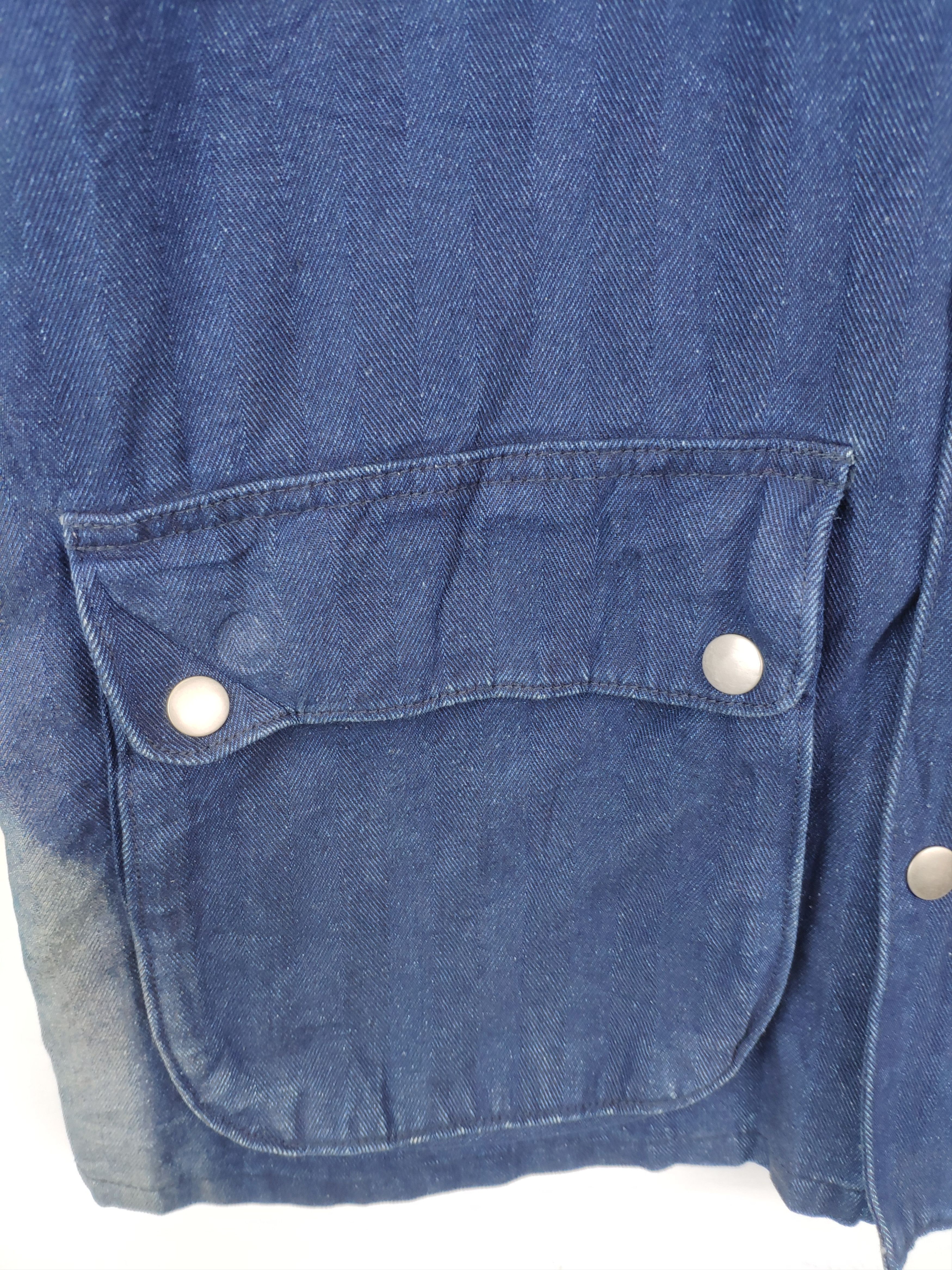 GU × Japanese Brand GU Denim Jacket Corduroy Collar Faded Colour Size US M / EU 48-50 / 2 - 11 Thumbnail