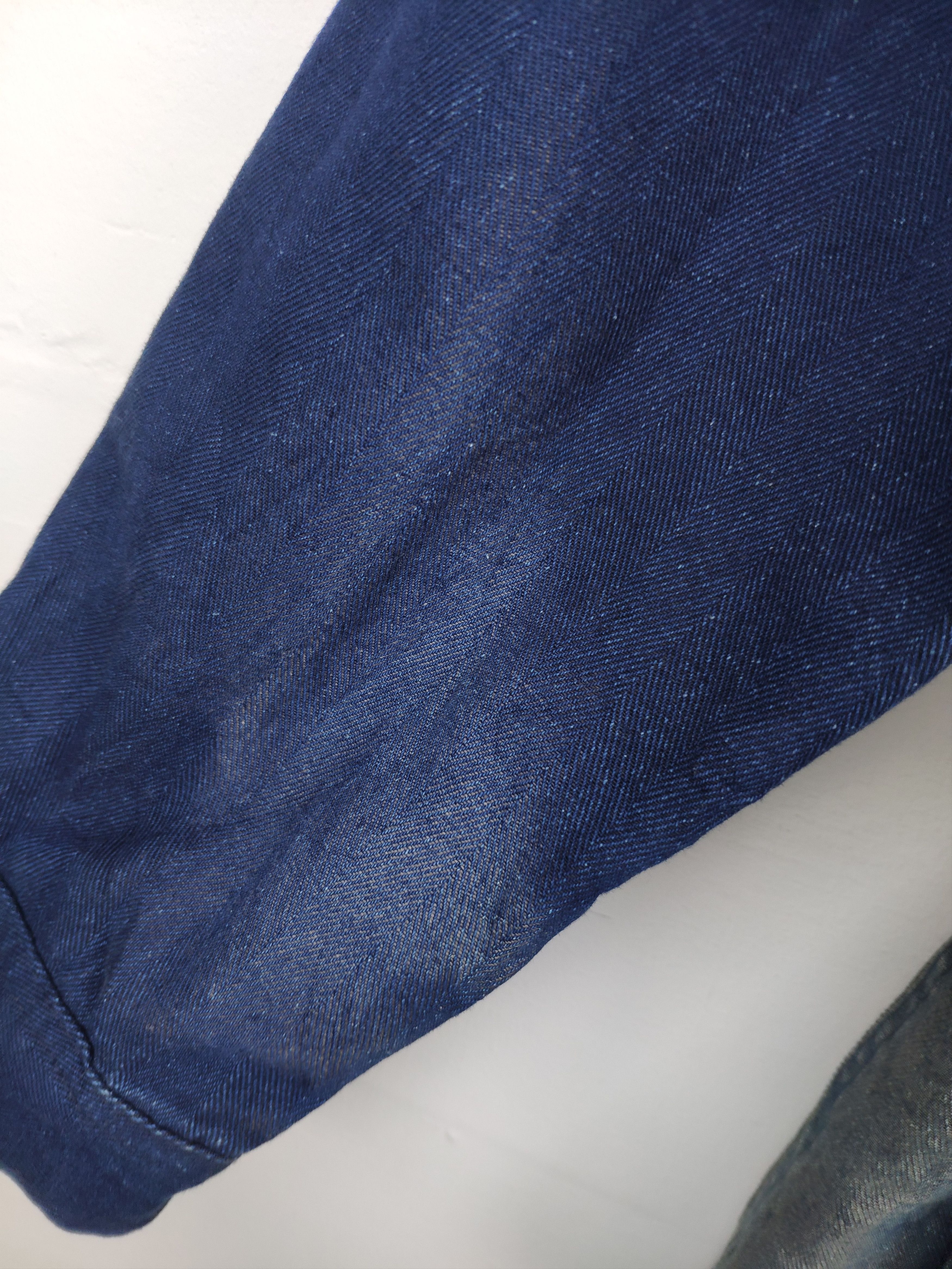 GU × Japanese Brand GU Denim Jacket Corduroy Collar Faded Colour Size US M / EU 48-50 / 2 - 9 Thumbnail