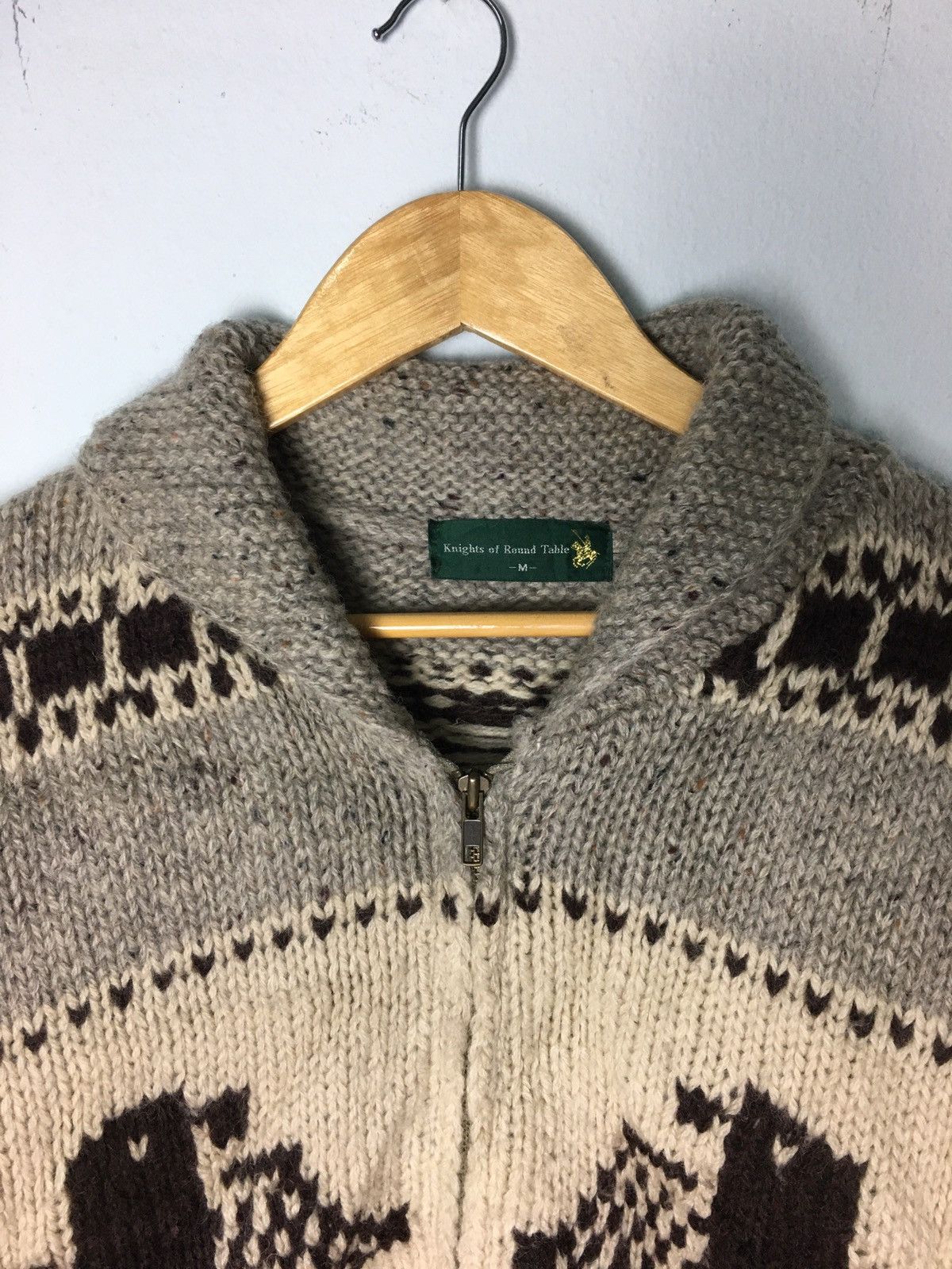 Japanese Brand × Vintage Knights Of Round Table Knit Sweater Size US M / EU 48-50 / 2 - 5 Thumbnail