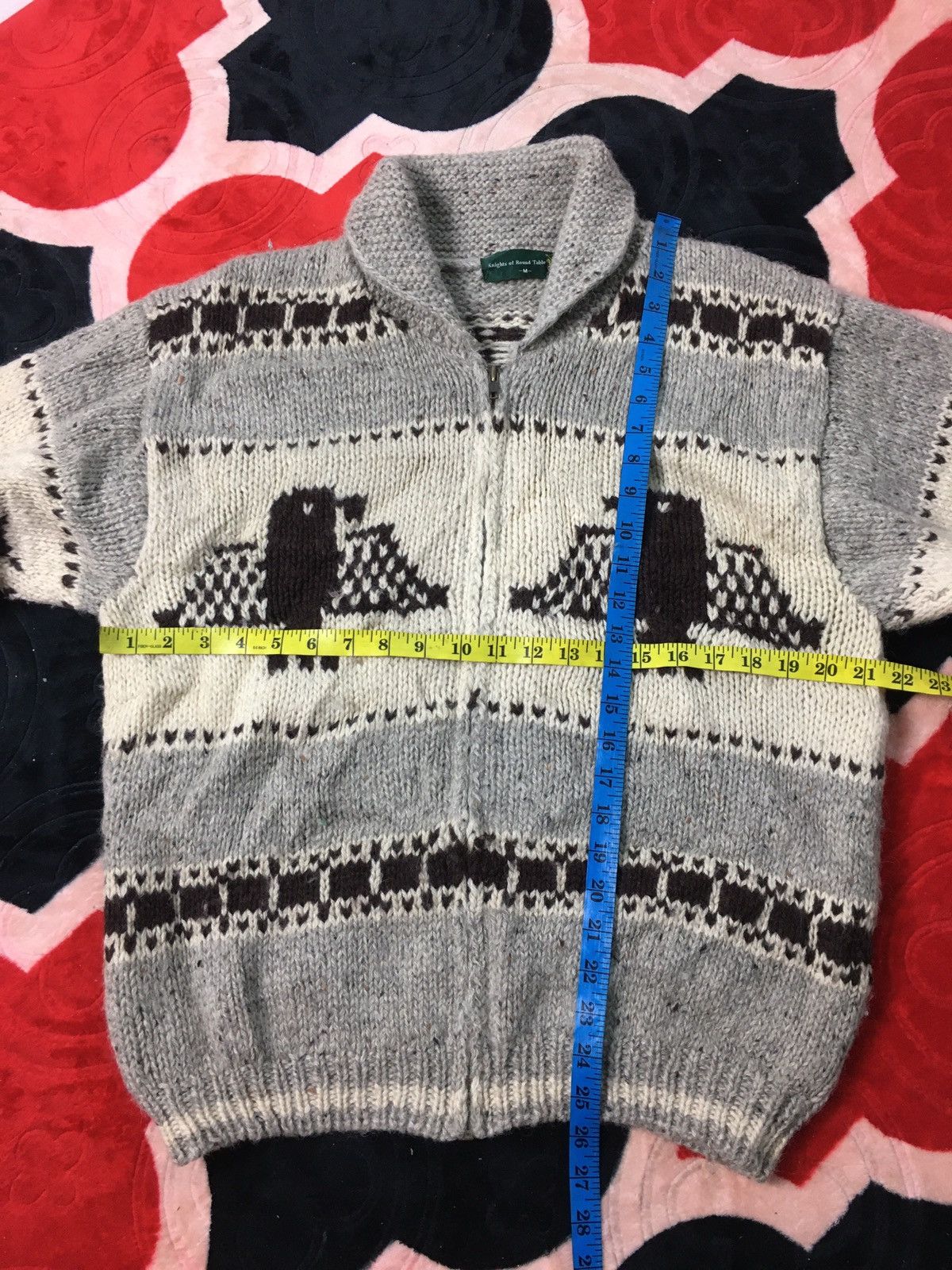 Japanese Brand × Vintage Knights Of Round Table Knit Sweater Size US M / EU 48-50 / 2 - 14 Thumbnail