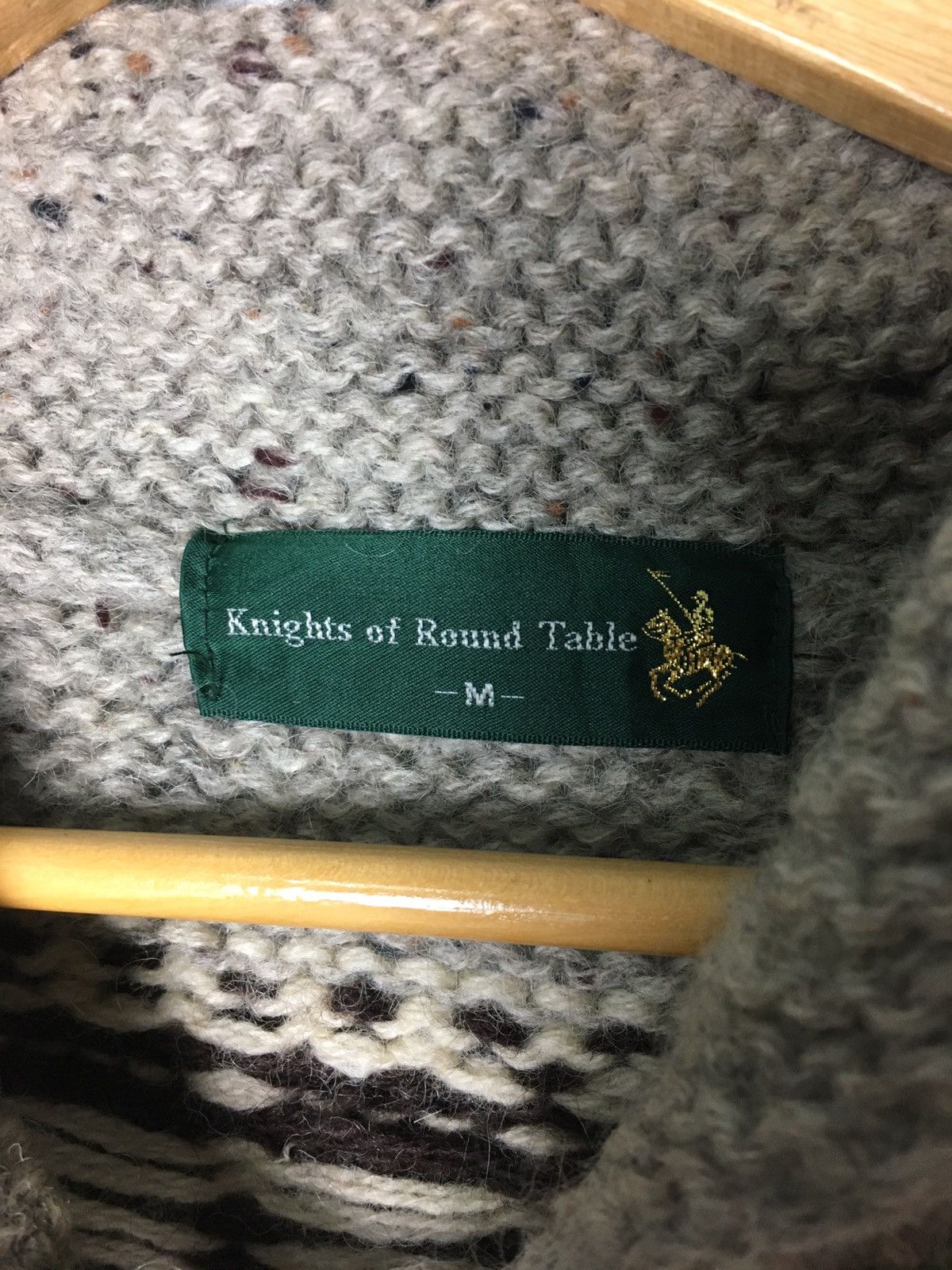 Japanese Brand × Vintage Knights Of Round Table Knit Sweater Size US M / EU 48-50 / 2 - 6 Thumbnail