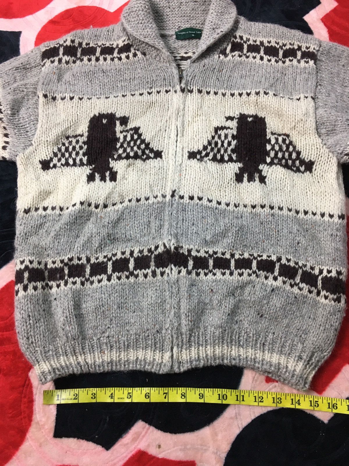 Japanese Brand × Vintage Knights Of Round Table Knit Sweater Size US M / EU 48-50 / 2 - 13 Thumbnail