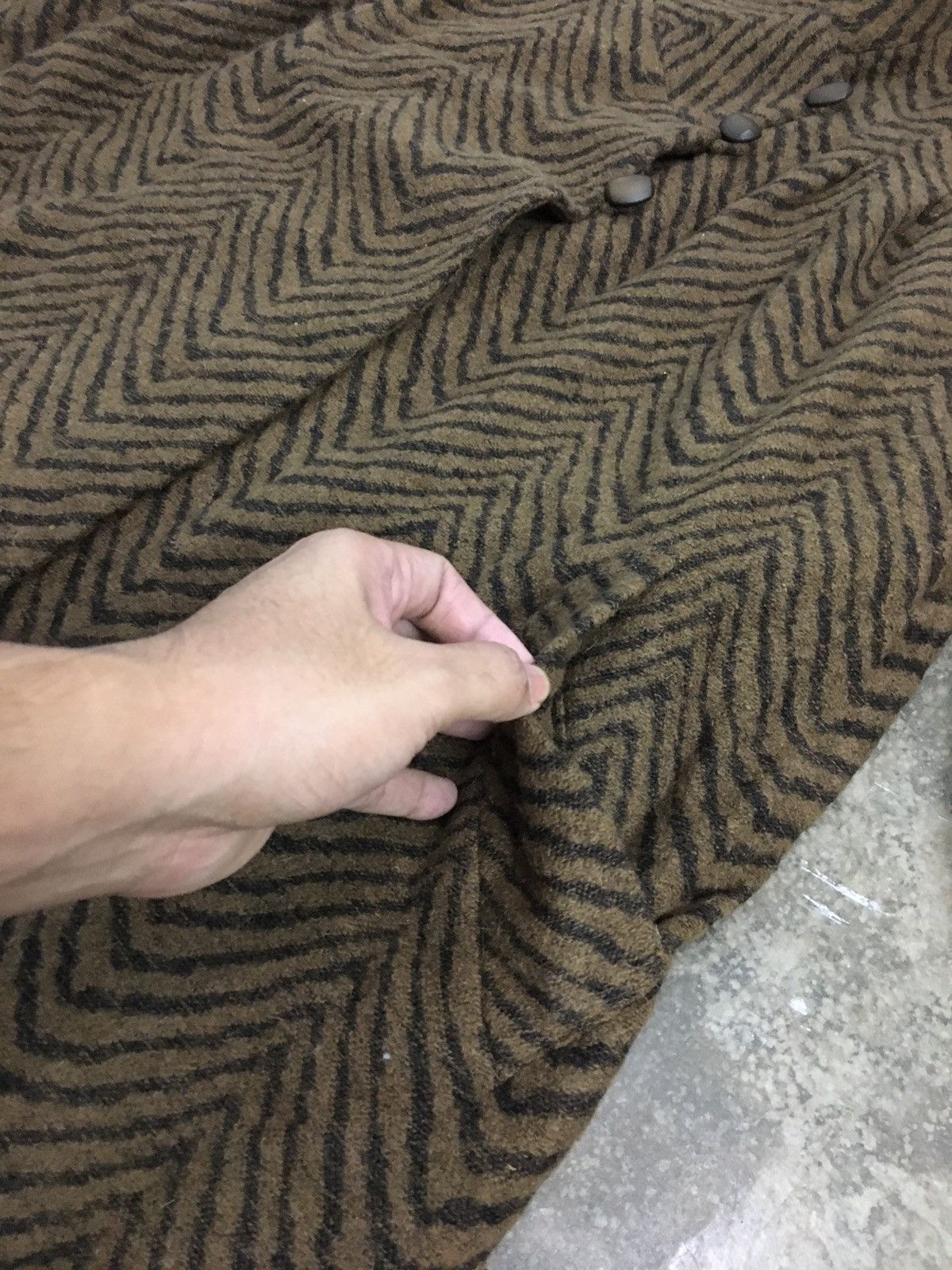 Designer × Japanese Brand × Vintage Vintage Linear Wool Jacket Size US M / EU 48-50 / 2 - 4 Thumbnail