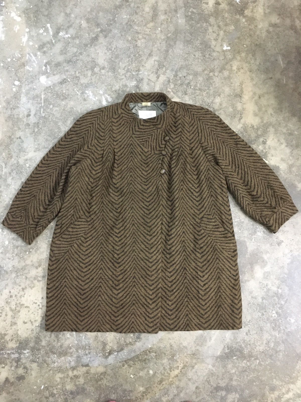 Designer × Japanese Brand × Vintage Vintage Linear Wool Jacket Size US M / EU 48-50 / 2 - 1 Thumbnail