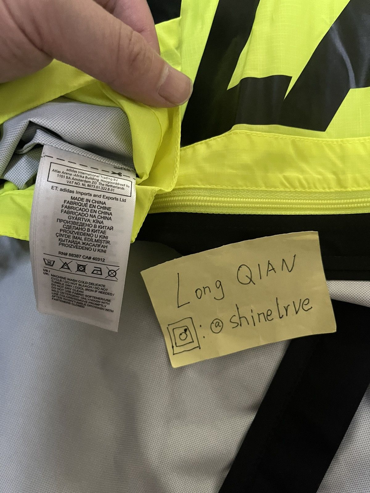 Adidas × Palace Palace adidas at shell Jacket xl dswt Size US XL / EU 56 / 4 - 8 Thumbnail