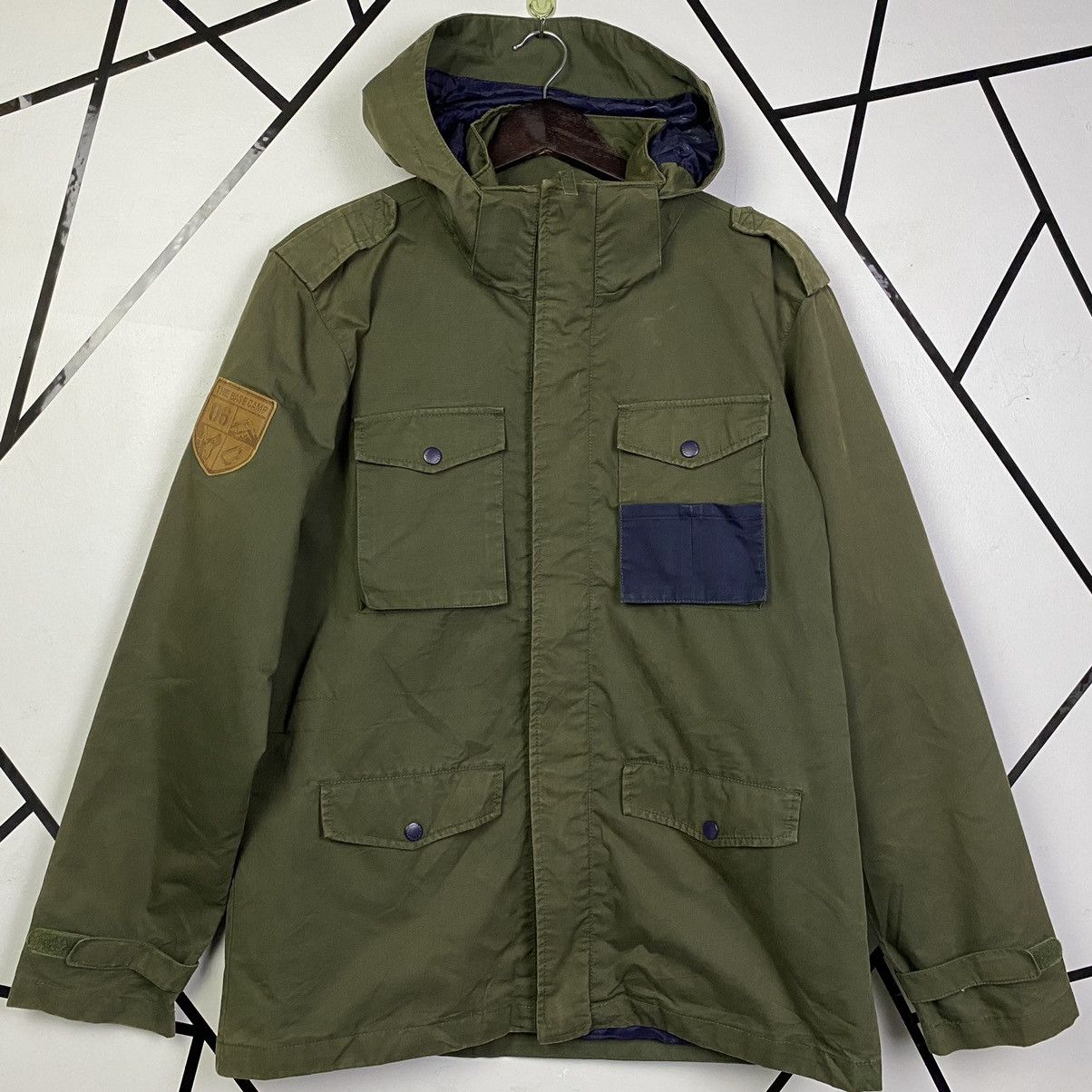 image of Stealsvintage Praus Parka Hoodies Military in Army, Men's (Size Large)