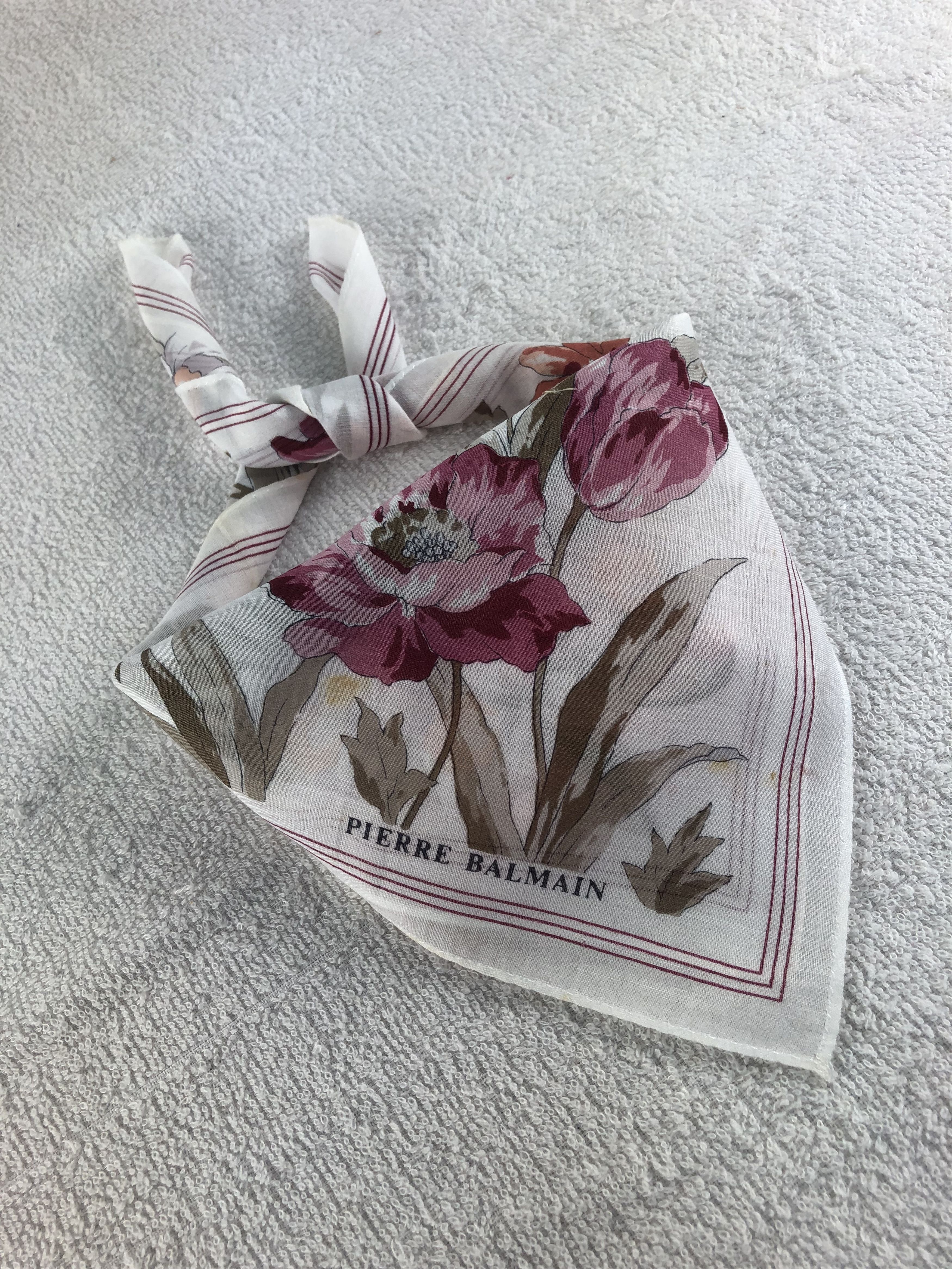 Pierre Balmain Pierre Balmain Handkerchief / Bandana / Neckerchief C021 Size ONE SIZE - 2 Thumbnail