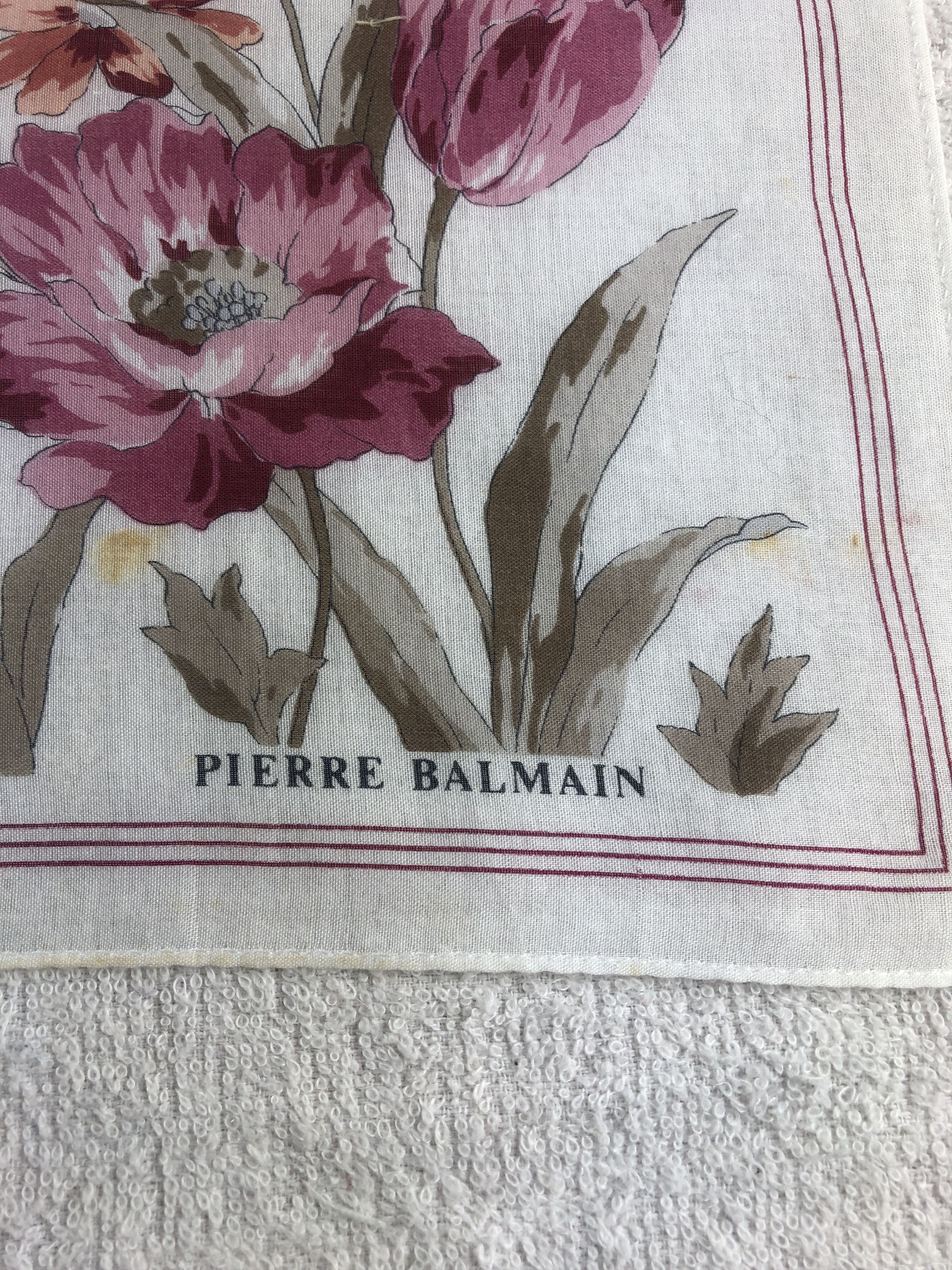 Pierre Balmain Pierre Balmain Handkerchief / Bandana / Neckerchief C021 Size ONE SIZE - 5 Thumbnail