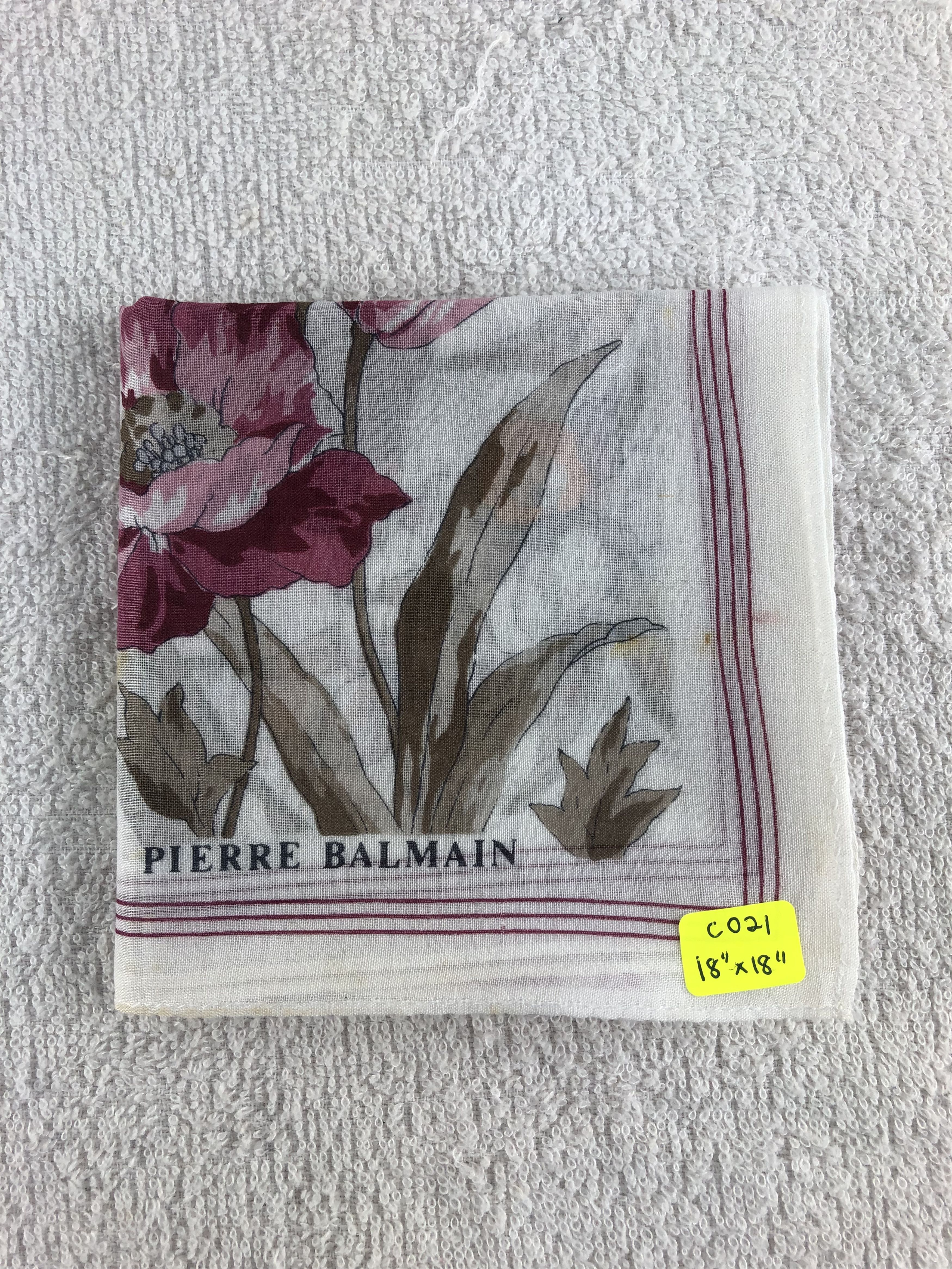 Pierre Balmain Pierre Balmain Handkerchief / Bandana / Neckerchief C021 Size ONE SIZE - 6 Thumbnail