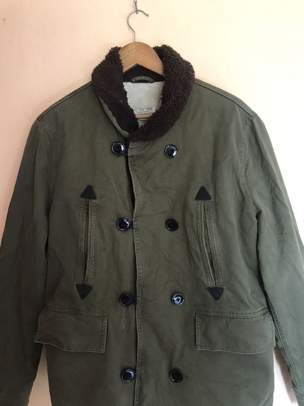 Polo Ralph Lauren VINTAGE POLO JEANS CO. RALPH LAUREN DENIM SHERPA JACKET Size US L / EU 52-54 / 3 - 8 Thumbnail