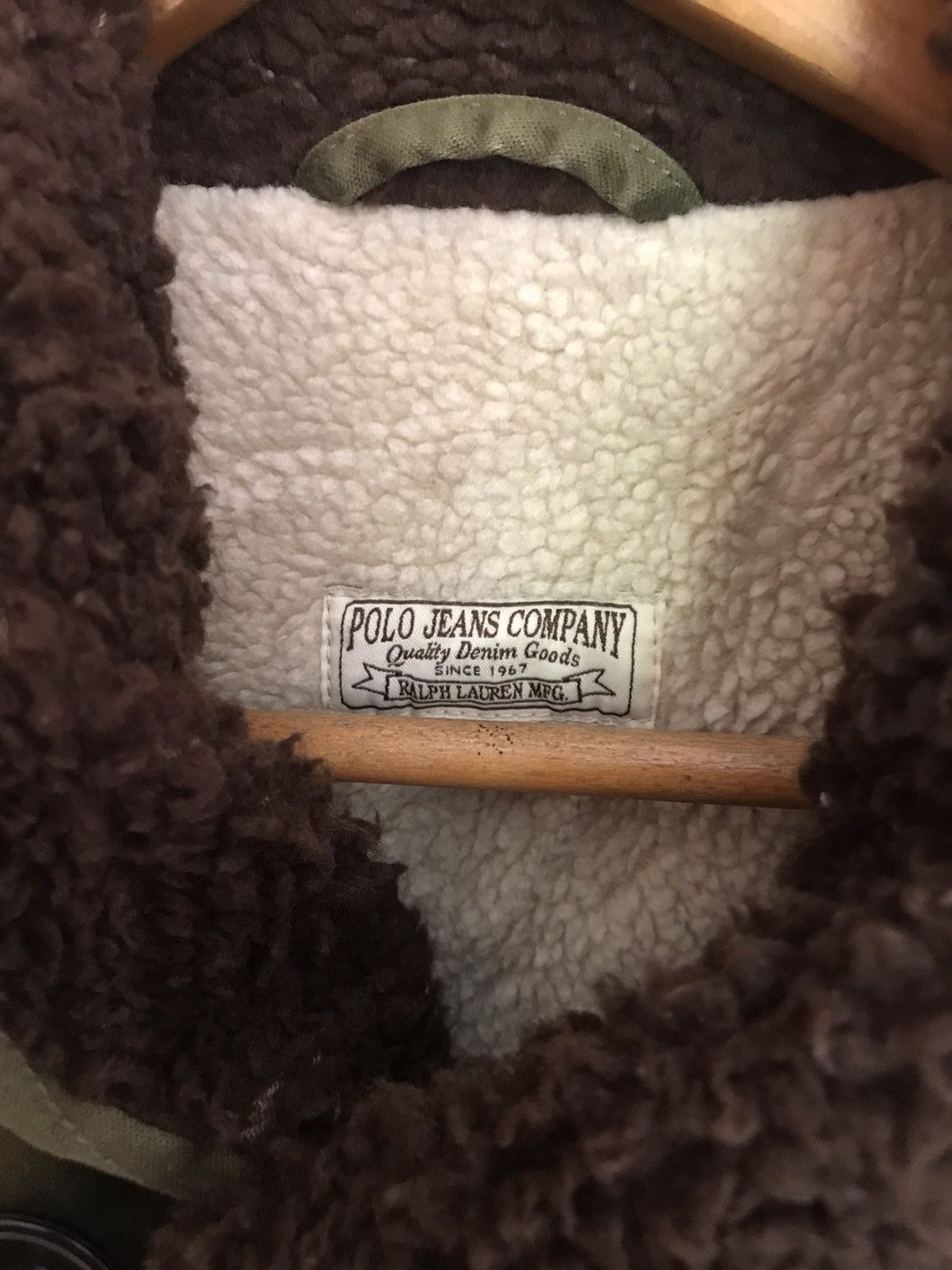 Polo Ralph Lauren VINTAGE POLO JEANS CO. RALPH LAUREN DENIM SHERPA JACKET Size US L / EU 52-54 / 3 - 9 Thumbnail