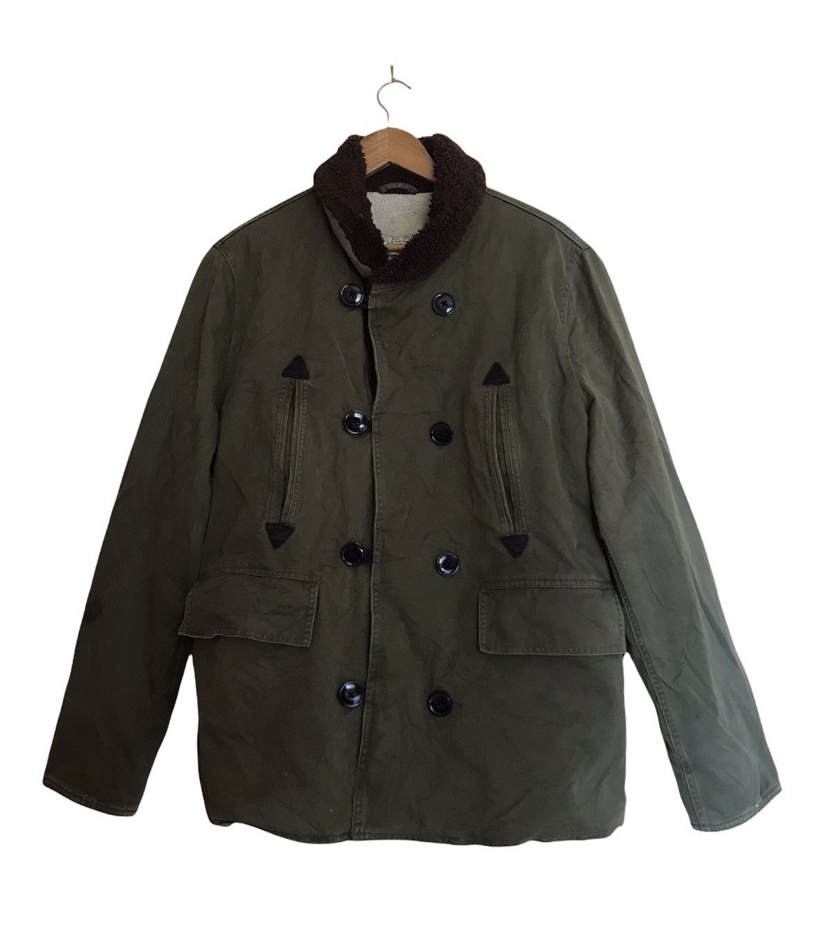 Polo Ralph Lauren VINTAGE POLO JEANS CO. RALPH LAUREN DENIM SHERPA JACKET Size US L / EU 52-54 / 3 - 1 Thumbnail
