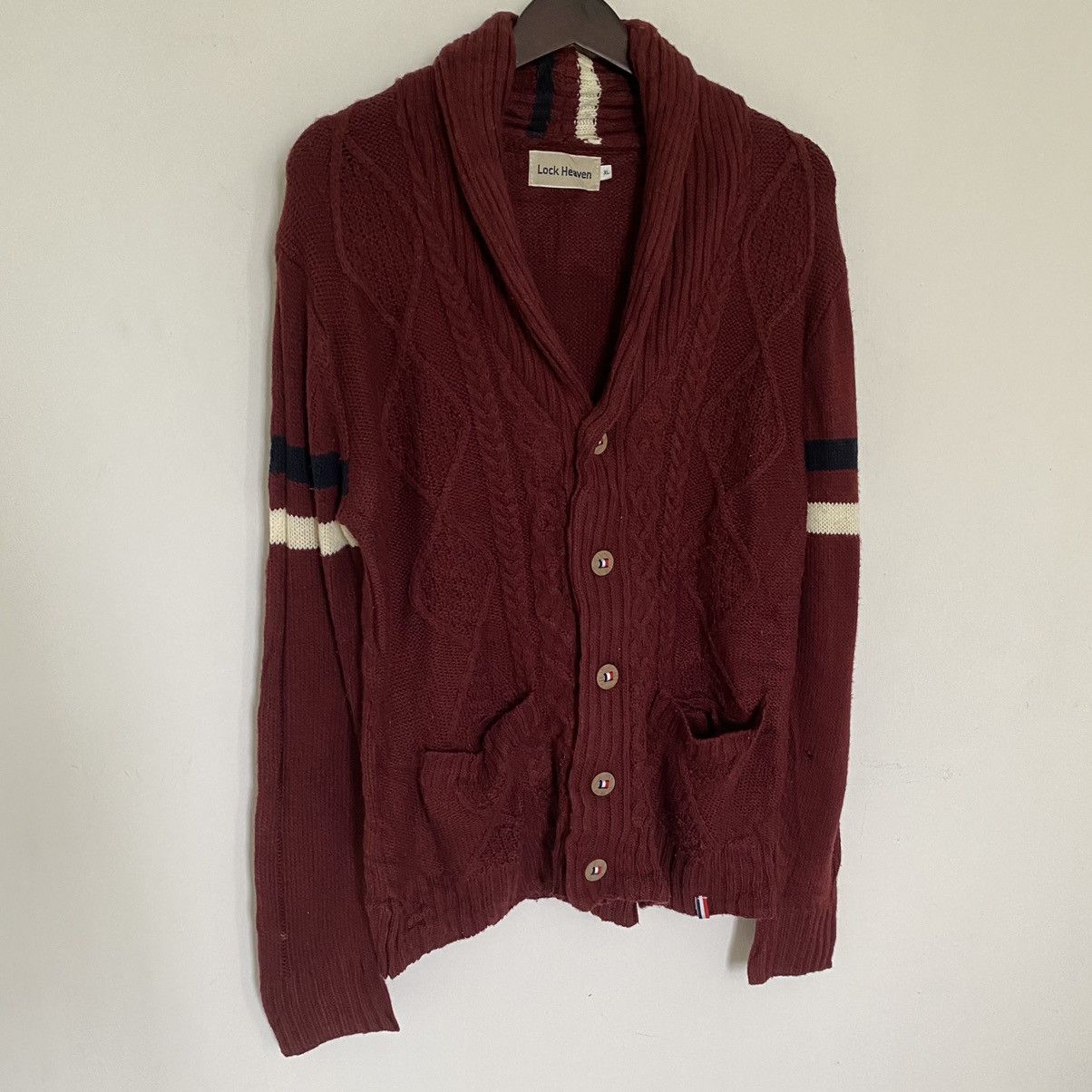 Aran Isles Knitwear × Japanese Brand OFFER🔥Vintage Japanese Brand Knitwear Cardigan Size XL / US 12-14 / IT 48-50 - 1 Thumbnail