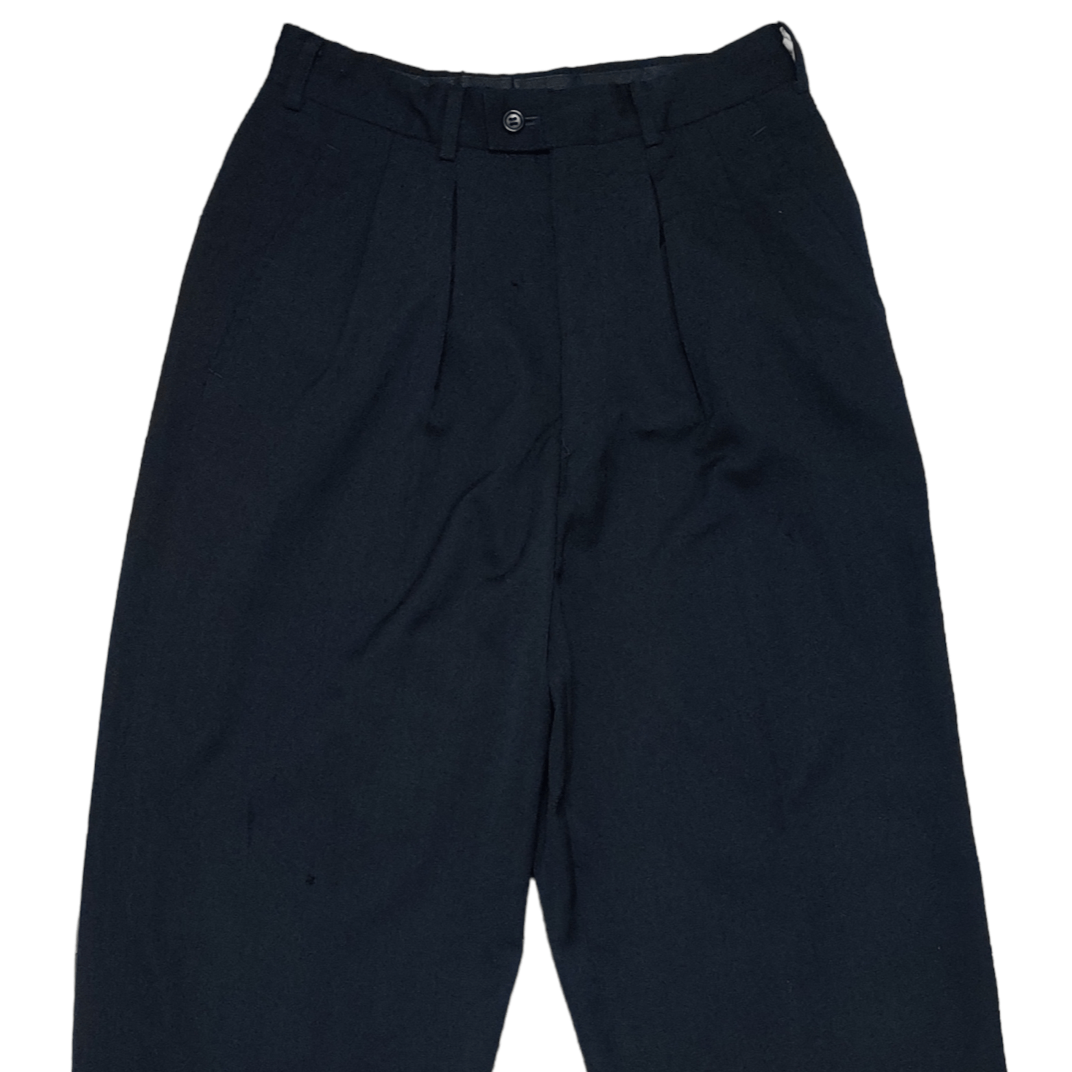 Comme des Garcons Homme CDGH Comme Des Garcons Homme Wool Baggy Pant Black Size US 29 - 2 Thumbnail
