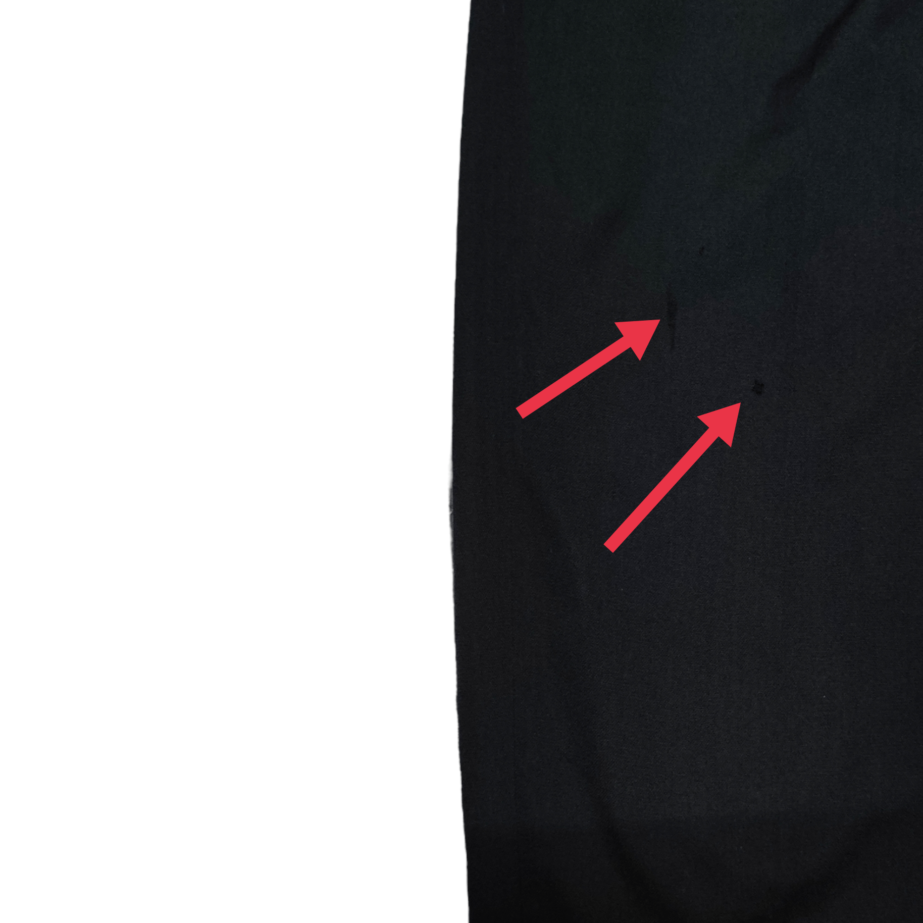 Comme des Garcons Homme CDGH Comme Des Garcons Homme Wool Baggy Pant Black Size US 29 - 3 Thumbnail