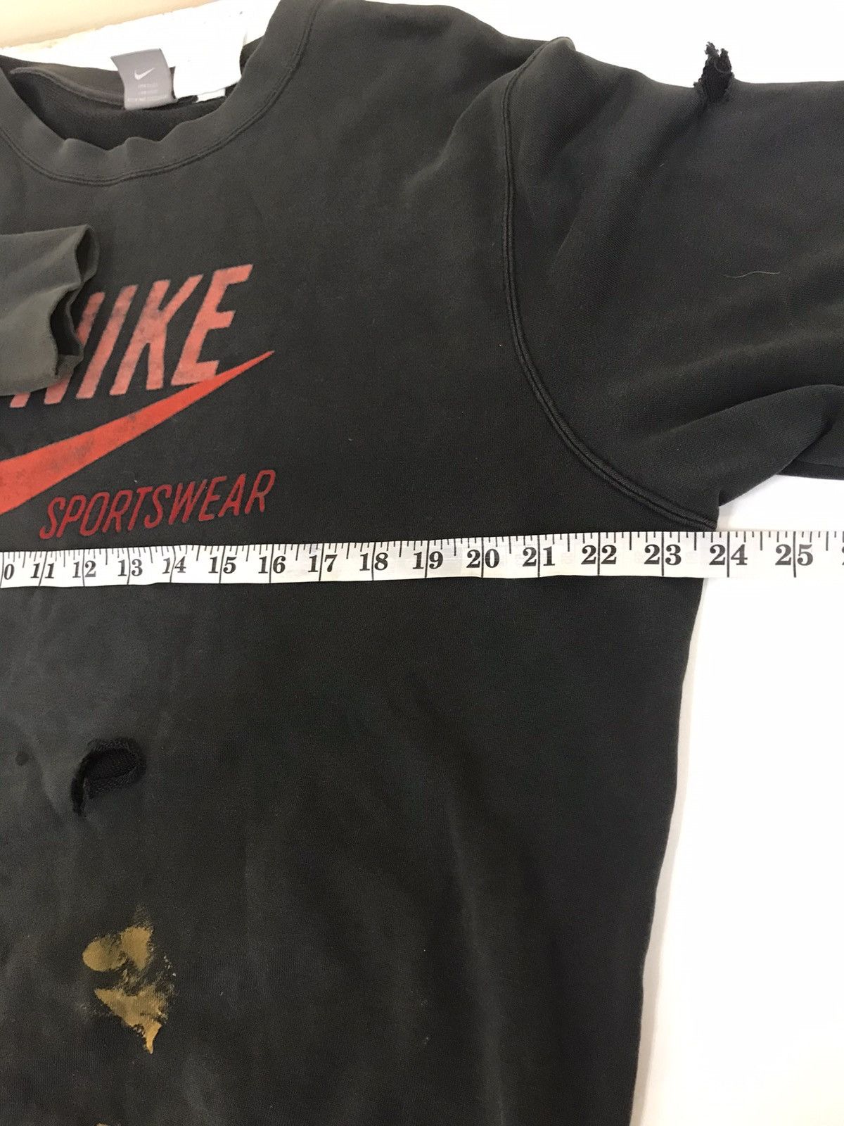 Nike NIKE Distressed Sweatshirt Size US L / EU 52-54 / 3 - 15 Thumbnail
